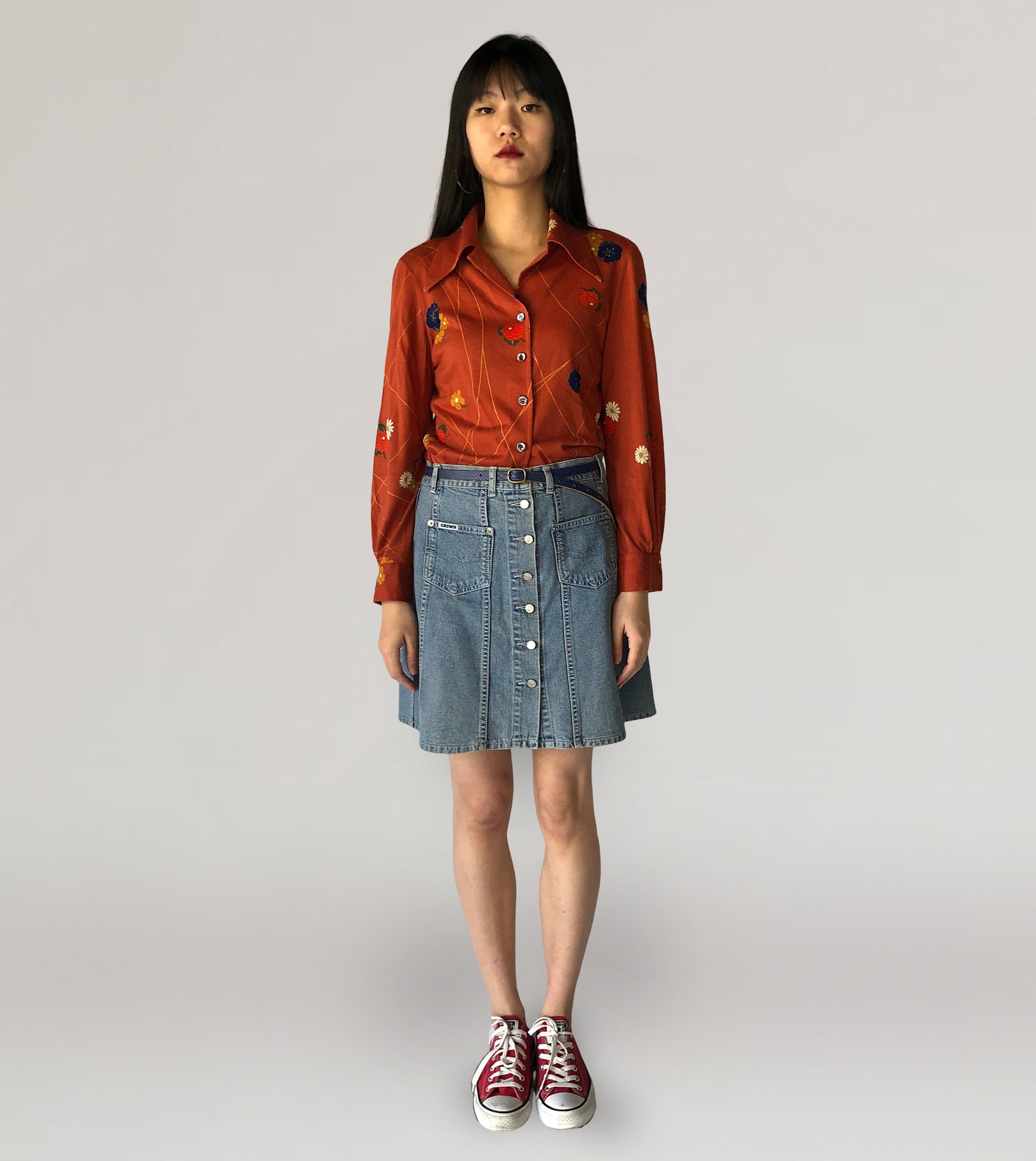 90s denim skirt - PICKNWEIGHT - VINTAGE KILO STORE