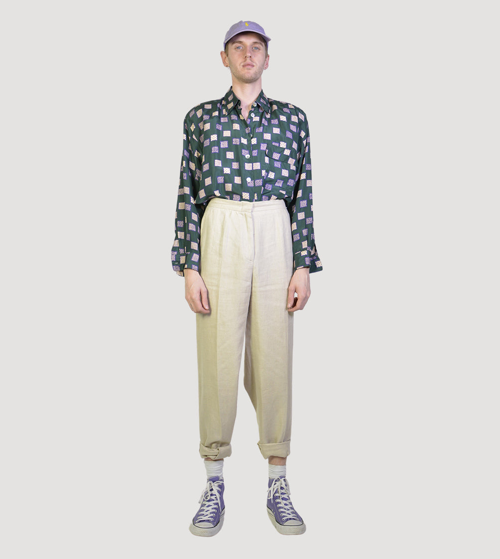 Printed silk shirt - PICKNWEIGHT - VINTAGE KILO STORE