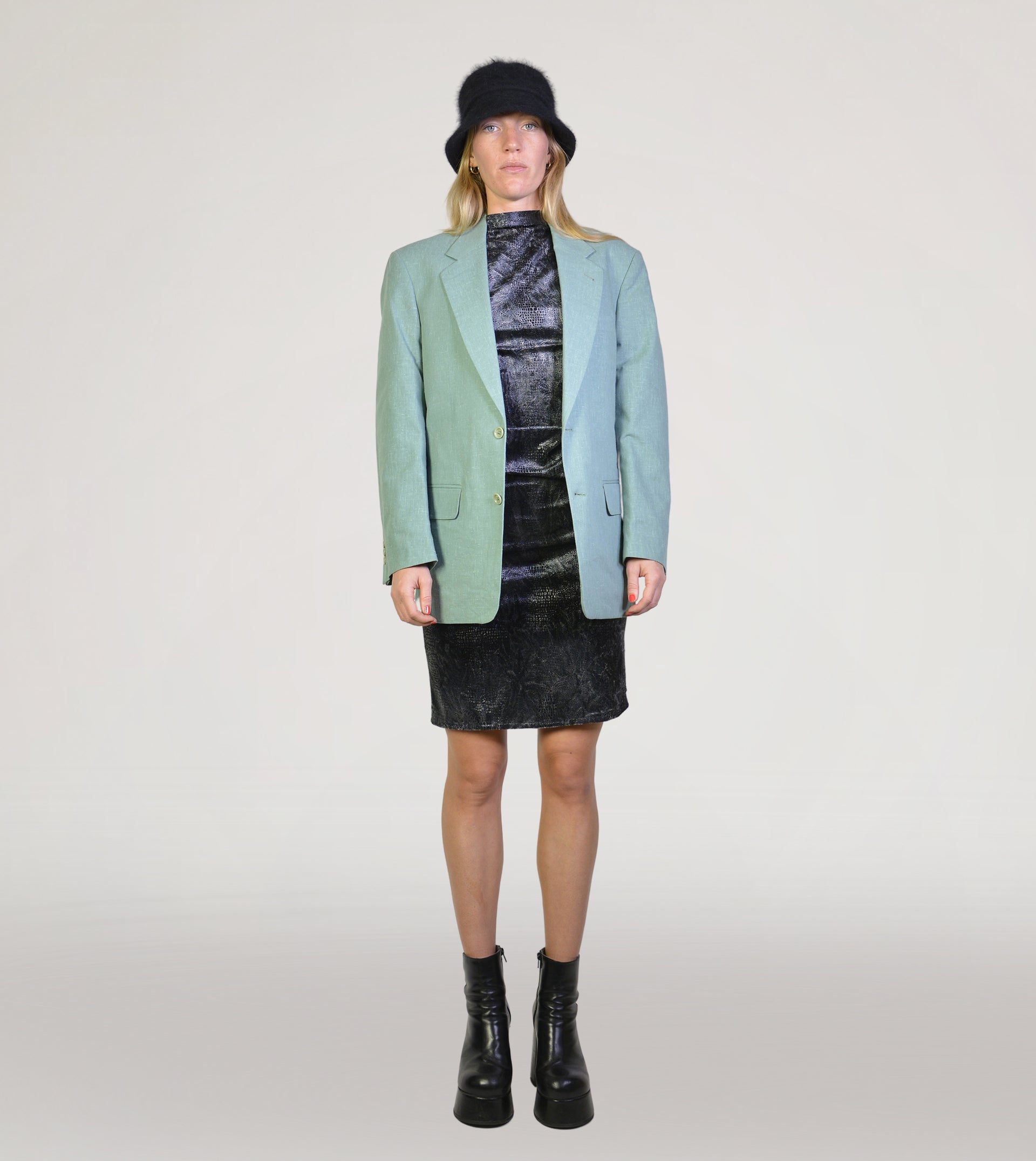 Turqoise blazer - PICKNWEIGHT - VINTAGE KILO STORE