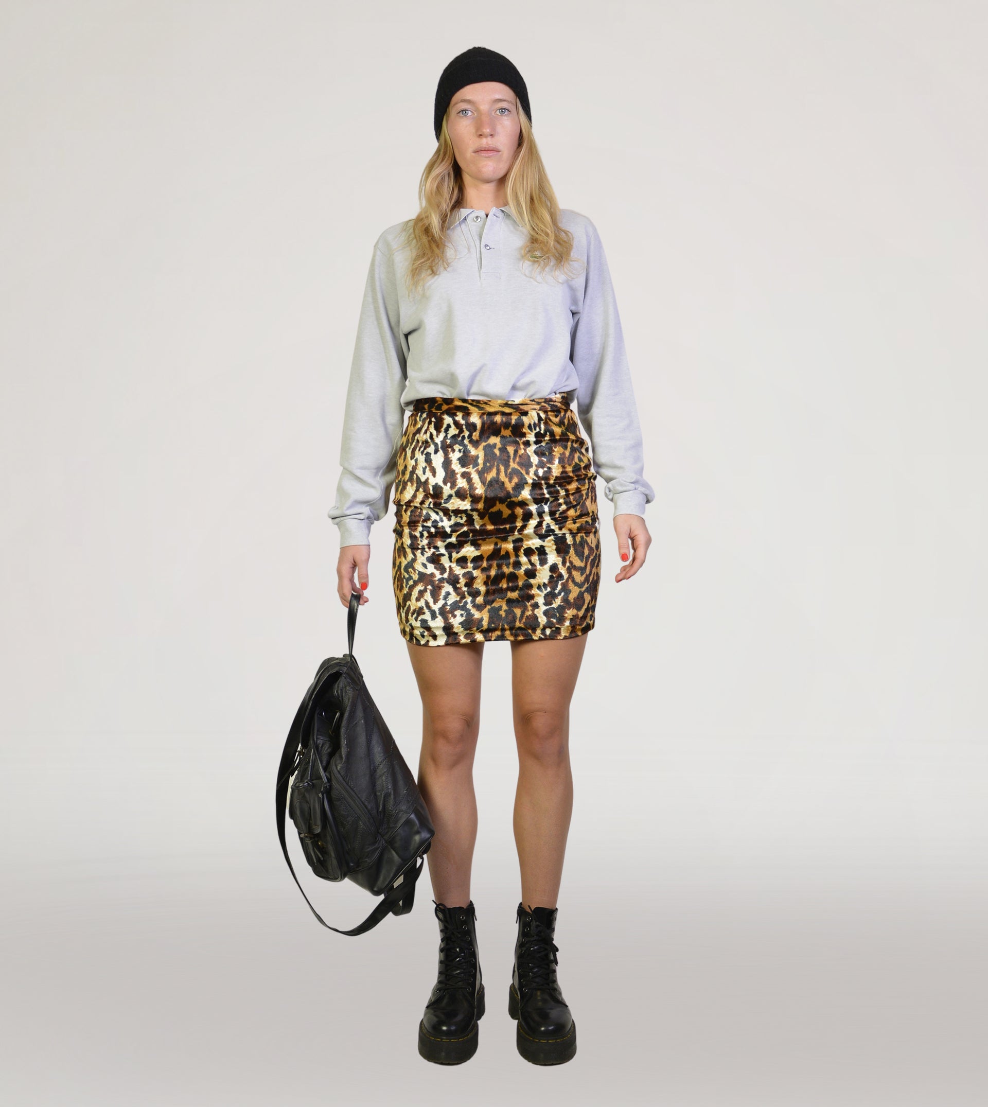 Leo velour skirt - PICKNWEIGHT - VINTAGE KILO STORE