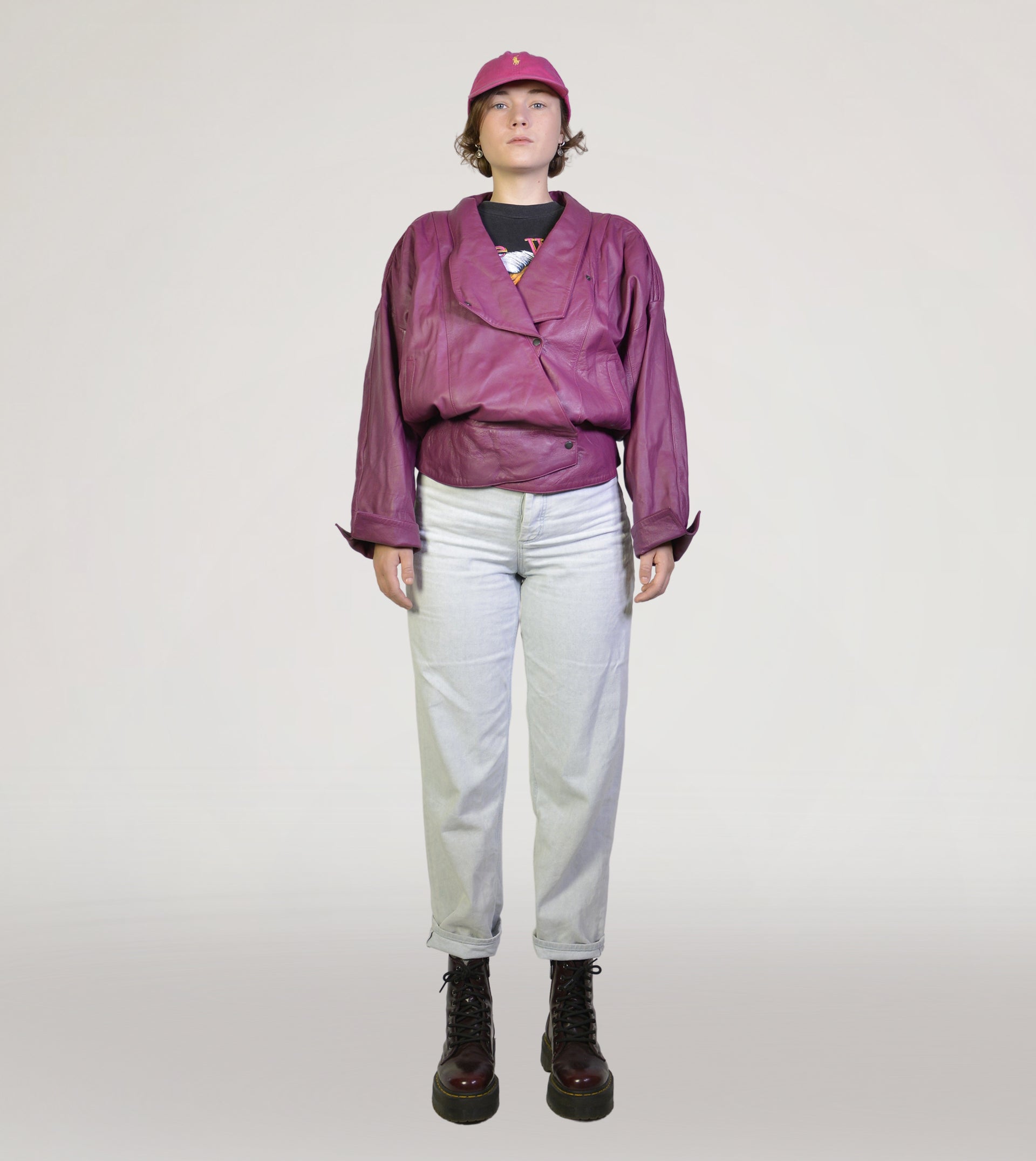 80s leatherjacket - PICKNWEIGHT - VINTAGE KILO STORE