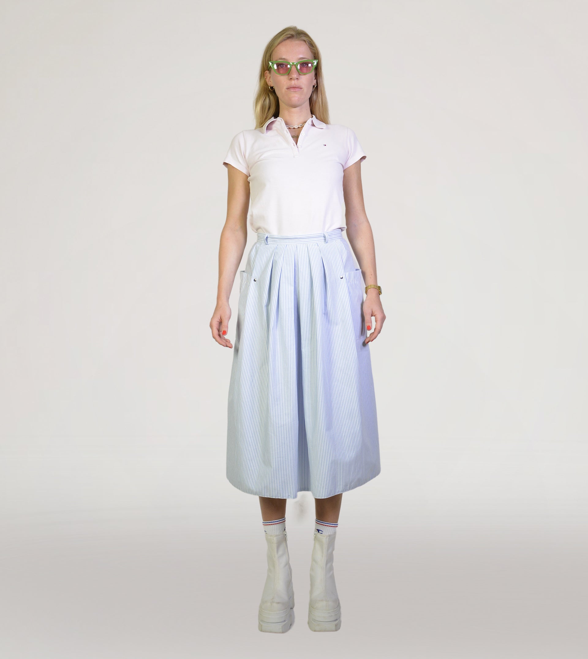 Striped skirt - PICKNWEIGHT - VINTAGE KILO STORE