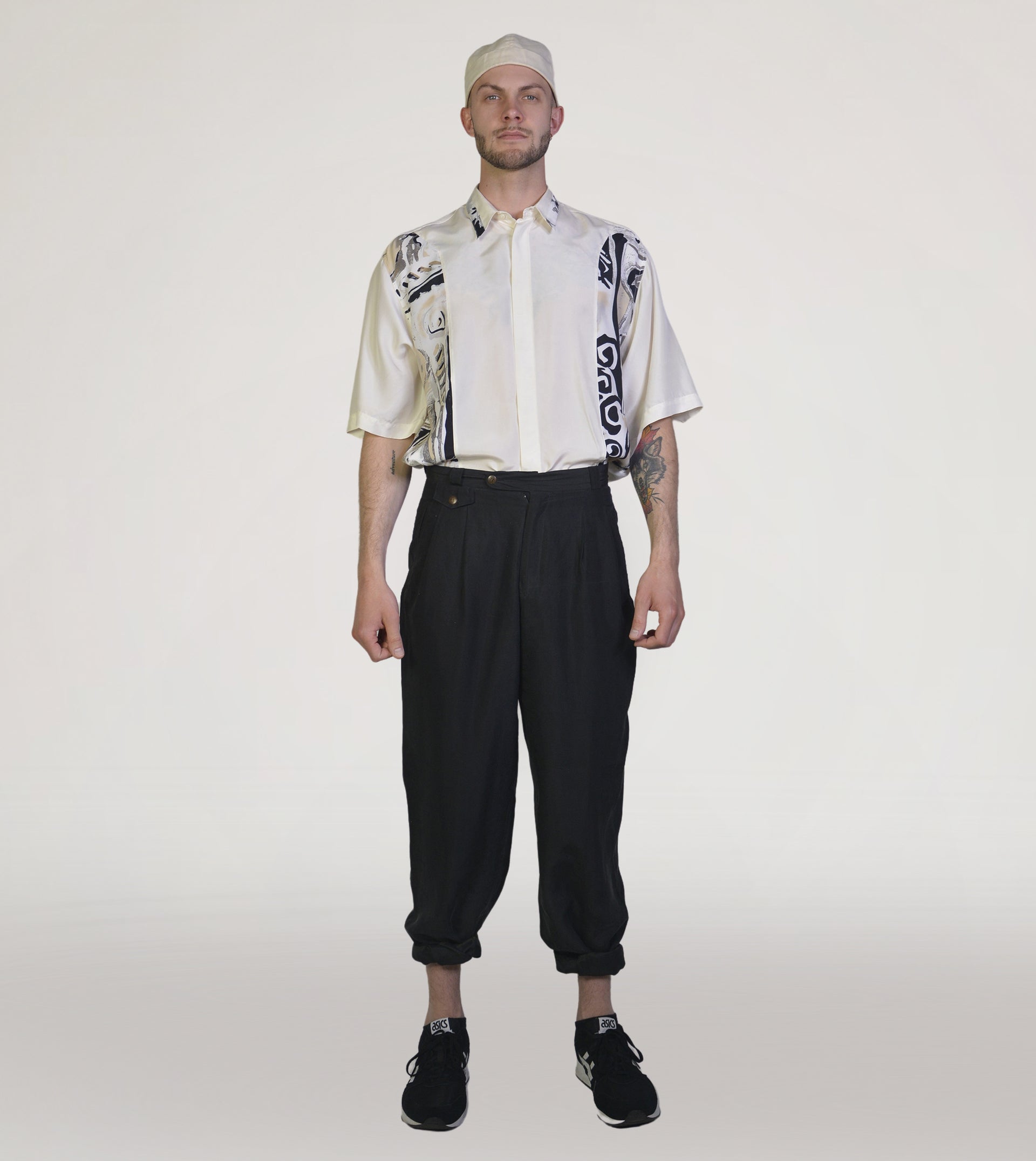 90s printed shirt - PICKNWEIGHT - VINTAGE KILO STORE
