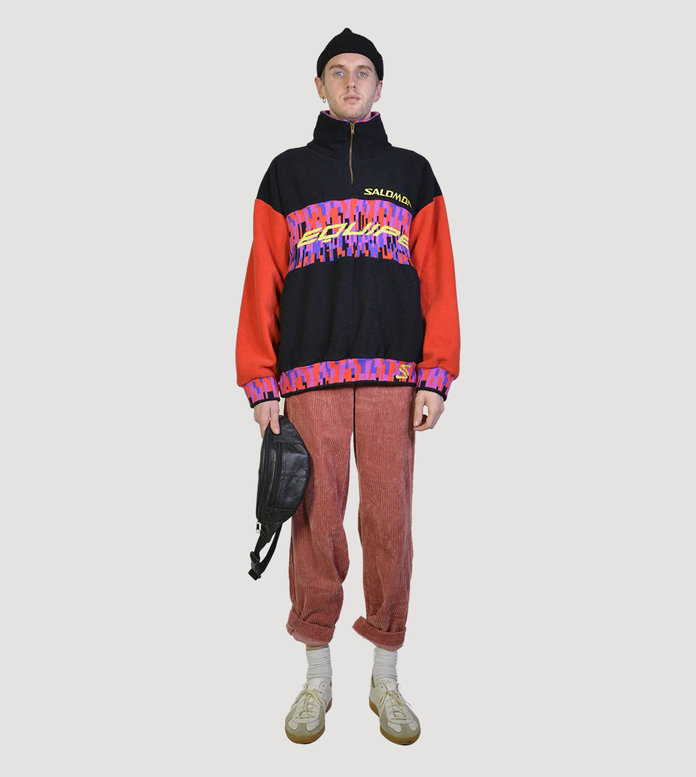 80s fleece sweater - PICKNWEIGHT - VINTAGE KILO STORE
