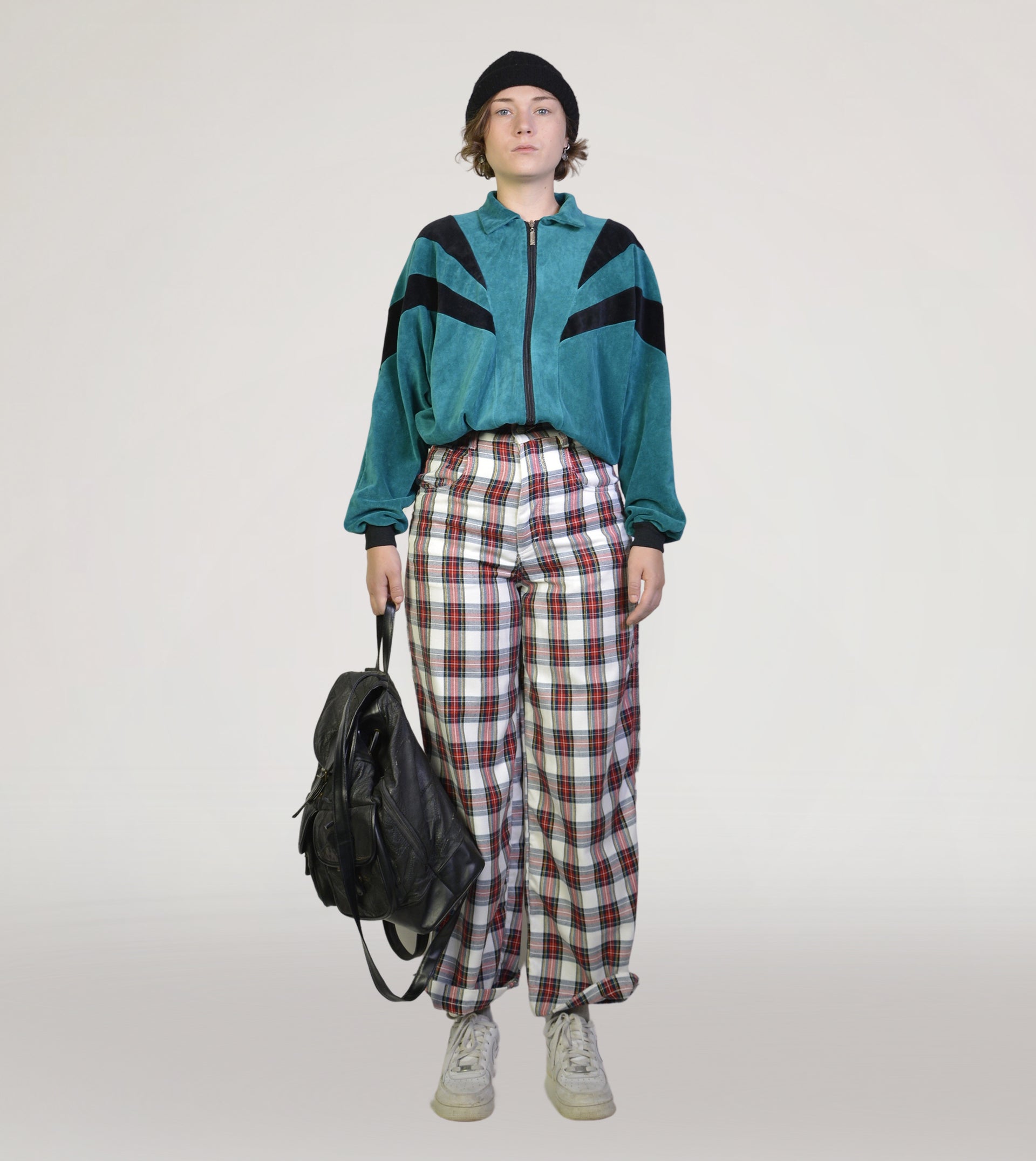 Velour sweater - PICKNWEIGHT - VINTAGE KILO STORE