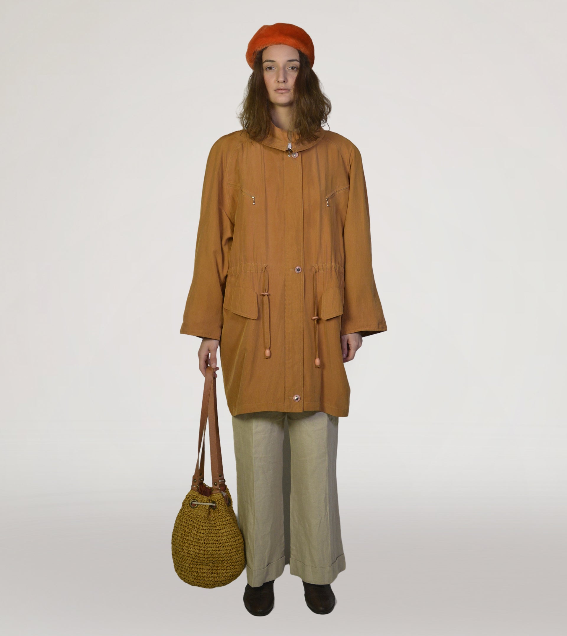 90s silk coat - PICKNWEIGHT - VINTAGE KILO STORE