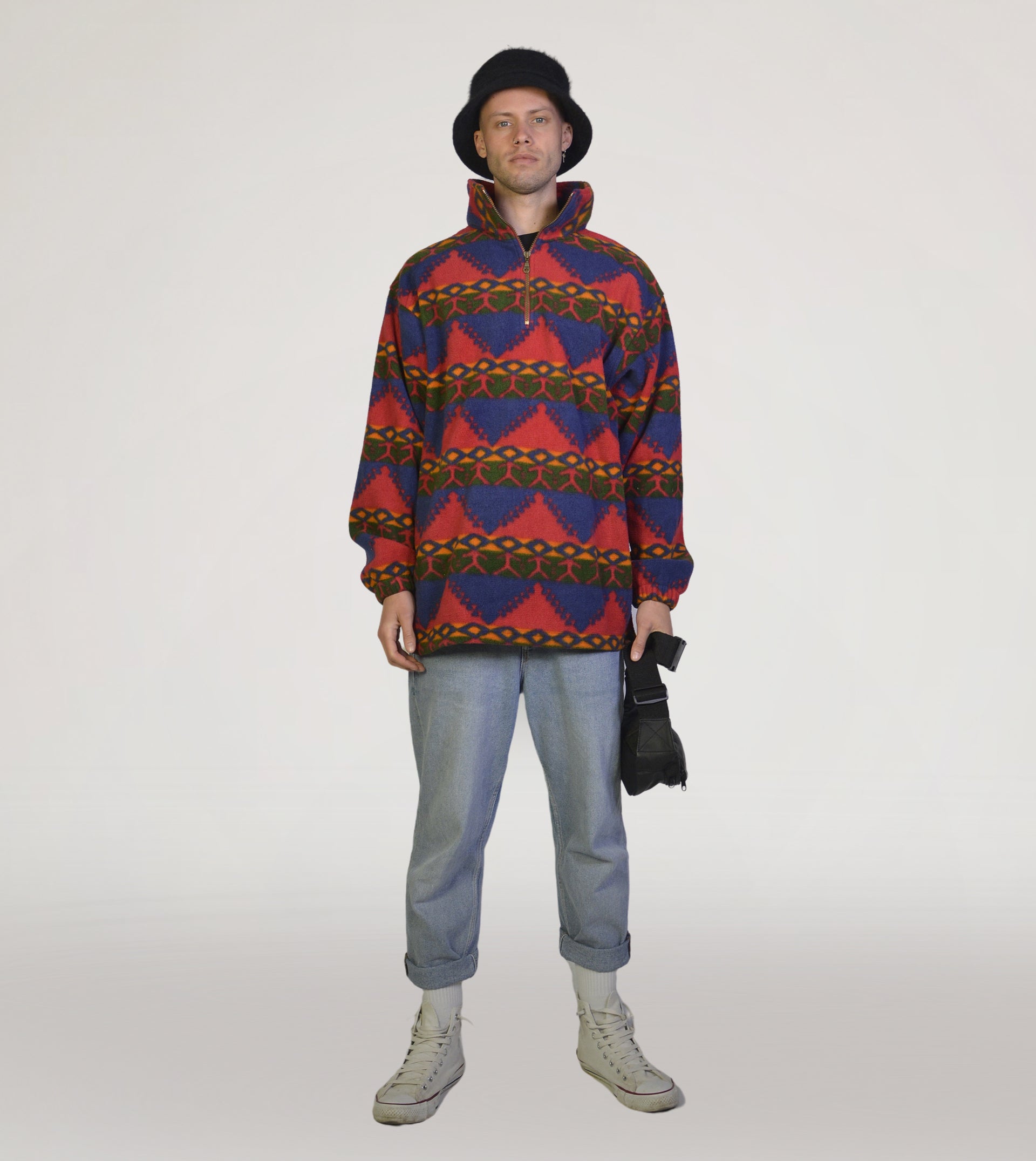 Fleece sweater - PICKNWEIGHT - VINTAGE KILO STORE