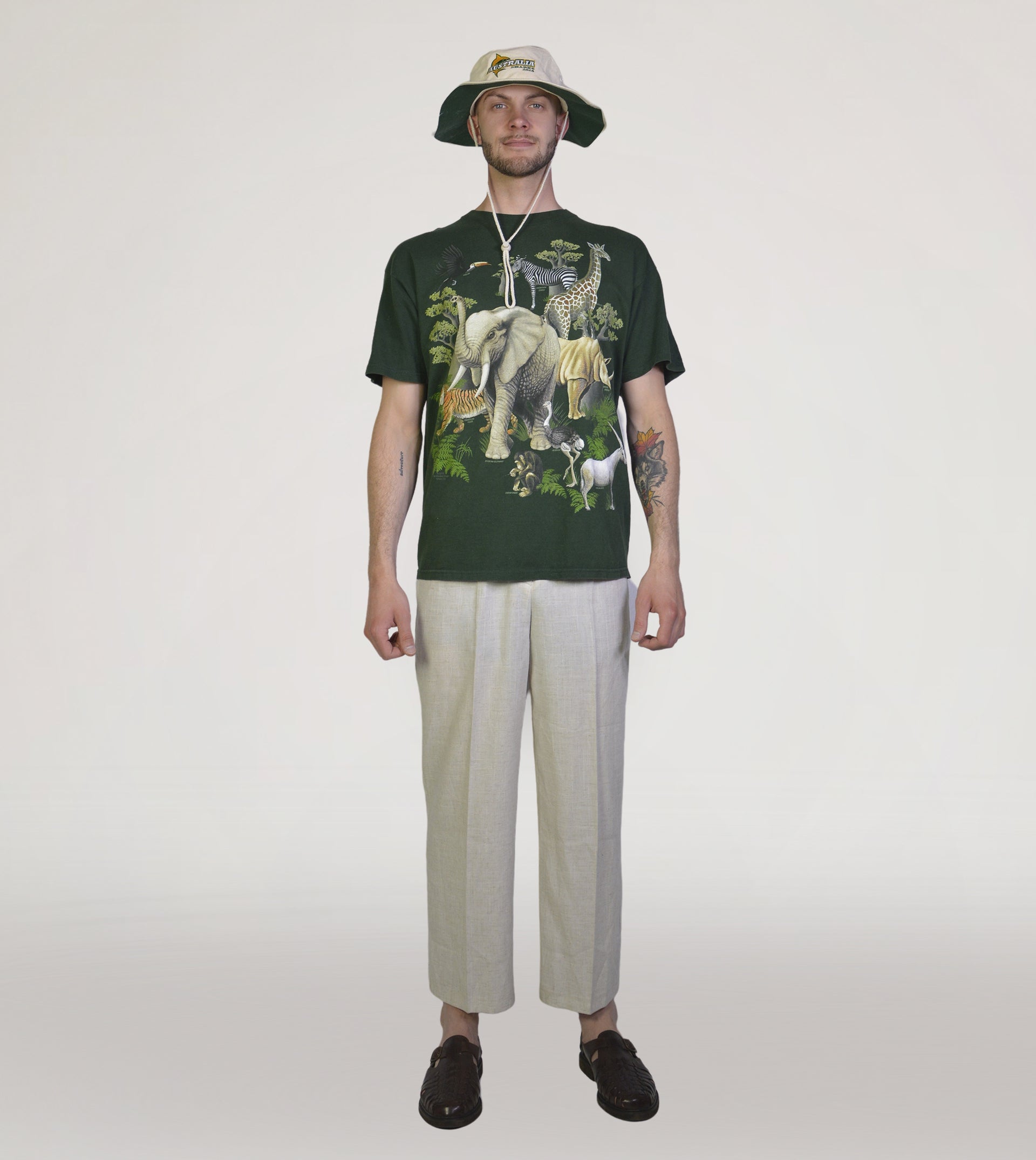 Animal print tee - PICKNWEIGHT - VINTAGE KILO STORE