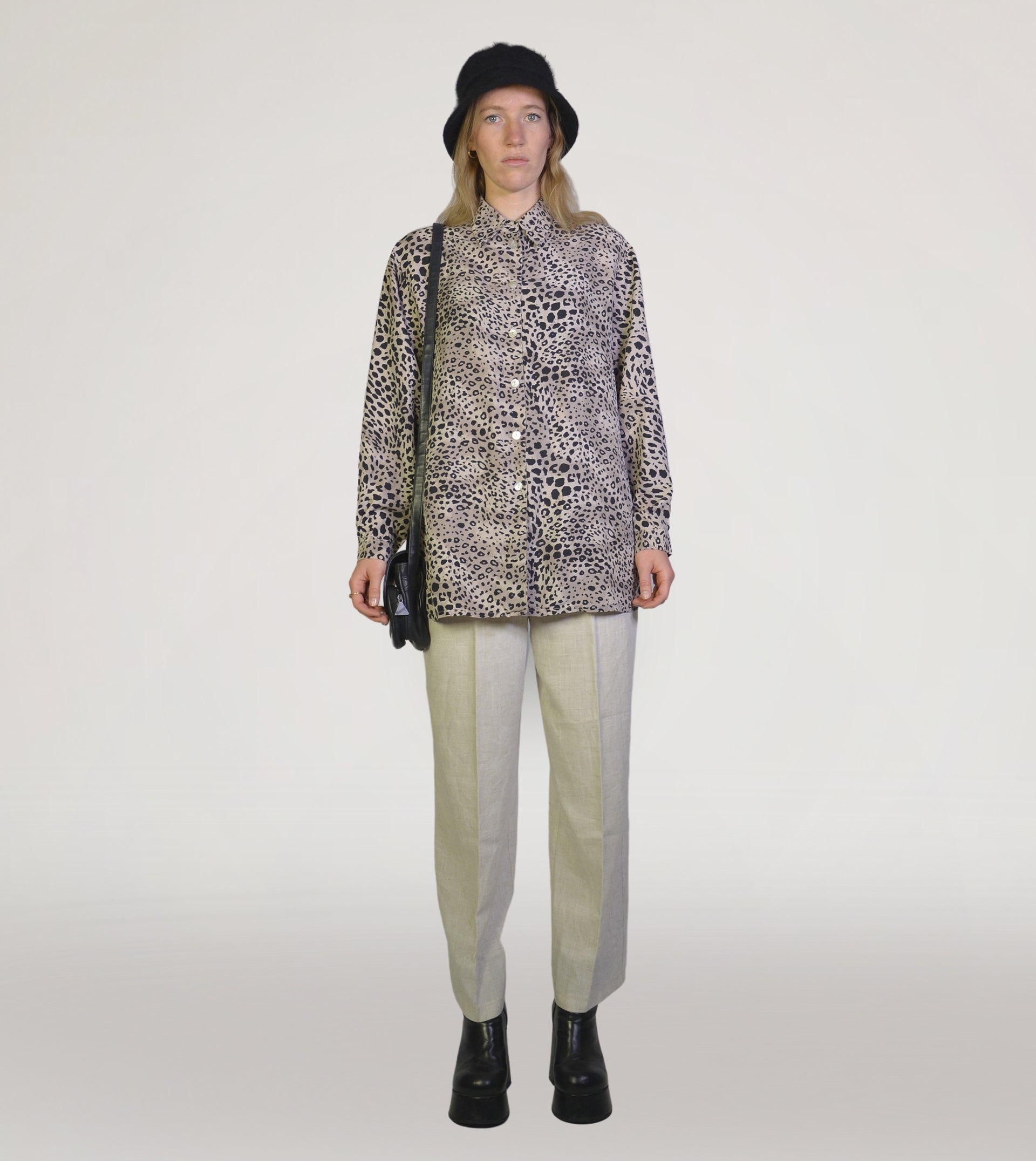 Silk animal print blouse - PICKNWEIGHT - VINTAGE KILO STORE