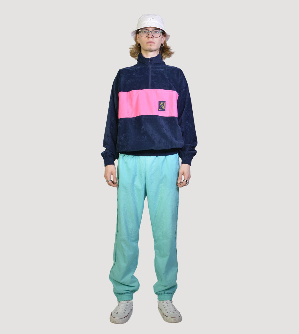 80s velour sweater - PICKNWEIGHT - VINTAGE KILO STORE