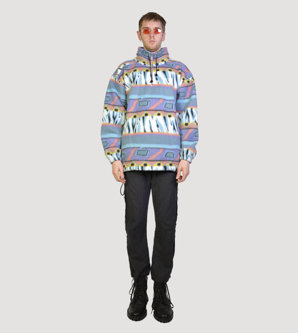 80s fleece sweater - PICKNWEIGHT - VINTAGE KILO STORE