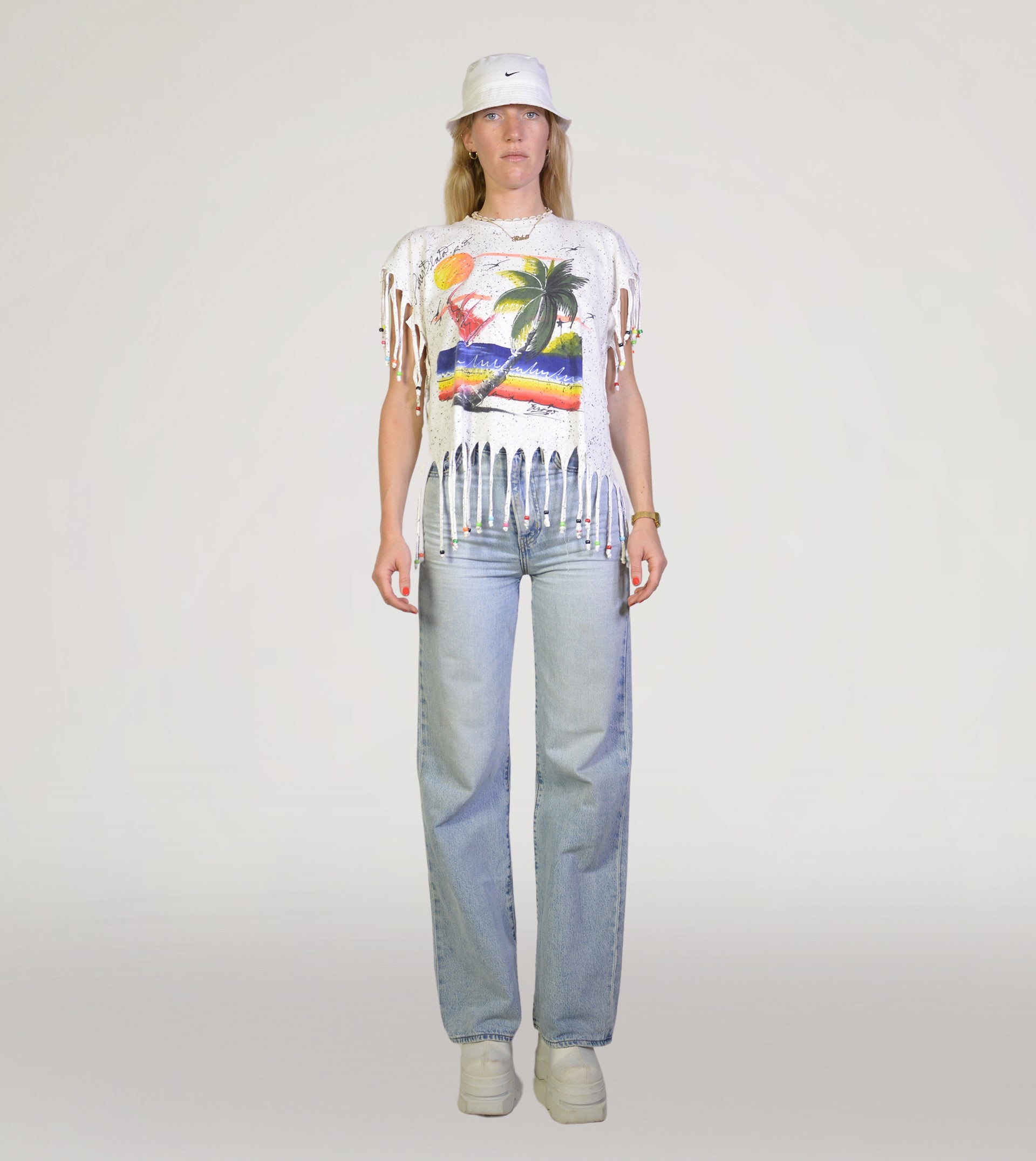Fringe tee - PICKNWEIGHT - VINTAGE KILO STORE