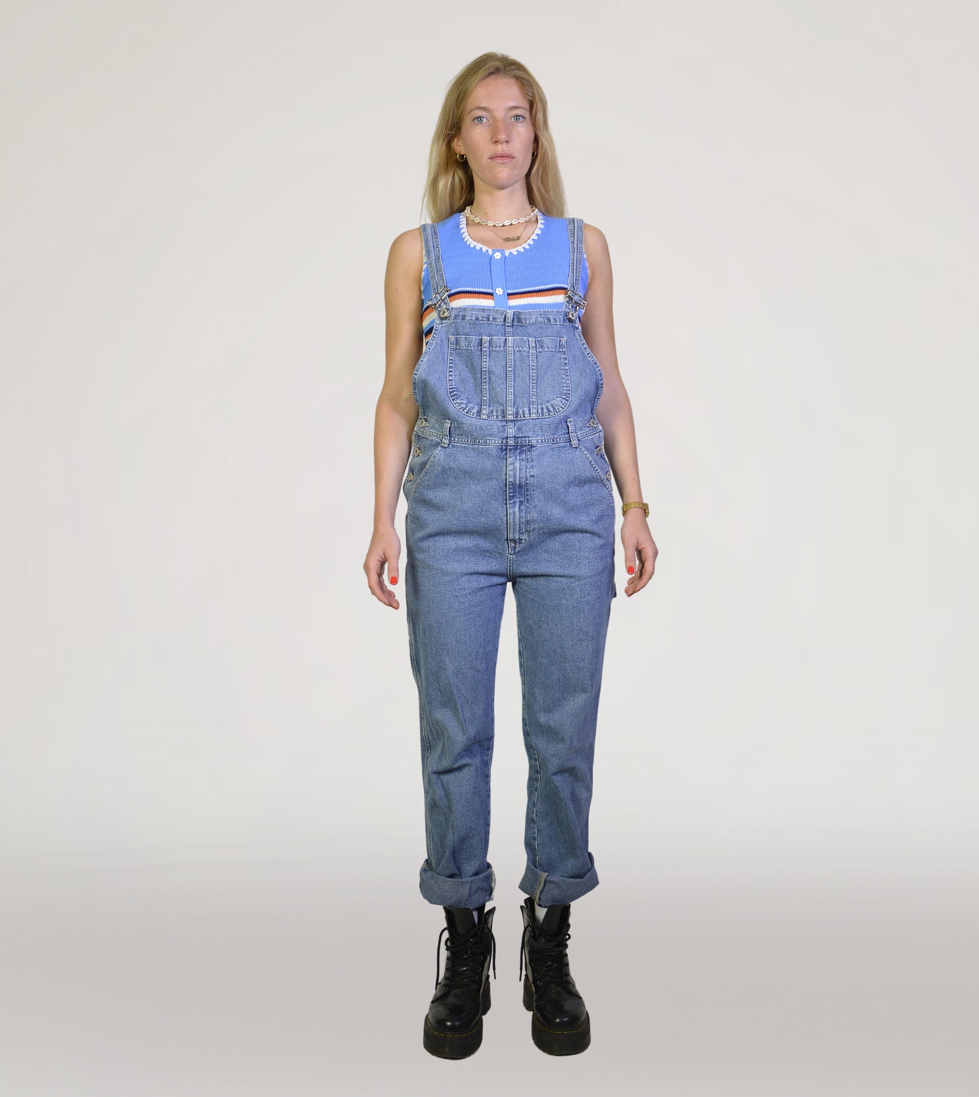 Denim Dungarees - PICKNWEIGHT - VINTAGE KILO STORE