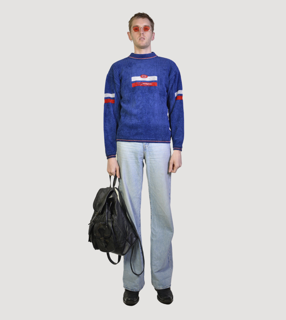 Velour sweater - PICKNWEIGHT - VINTAGE KILO STORE