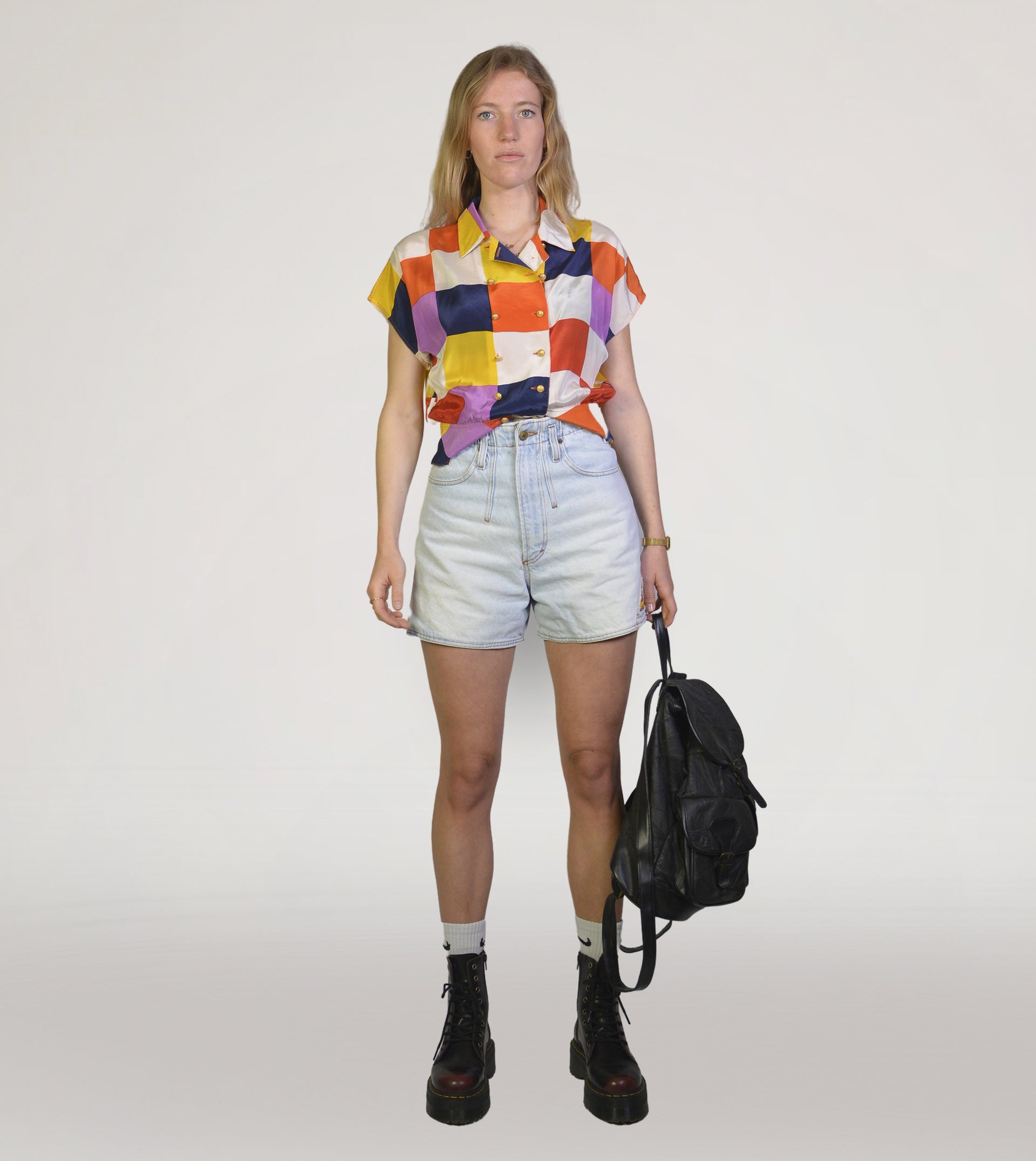 80s silk blouse - PICKNWEIGHT - VINTAGE KILO STORE
