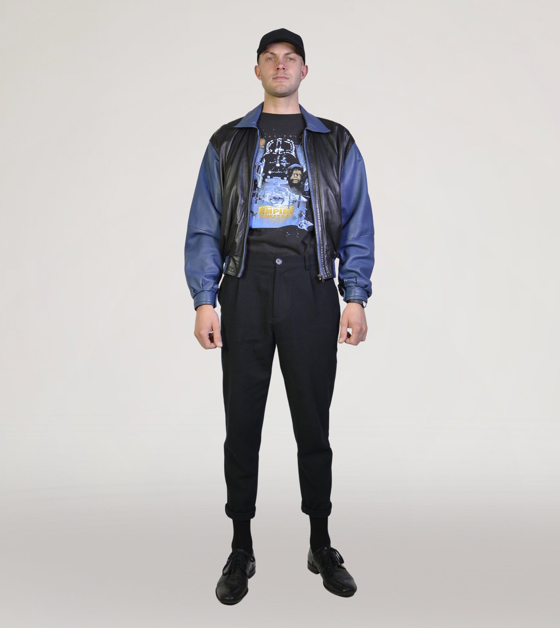 80s leather jacket - PICKNWEIGHT - VINTAGE KILO STORE