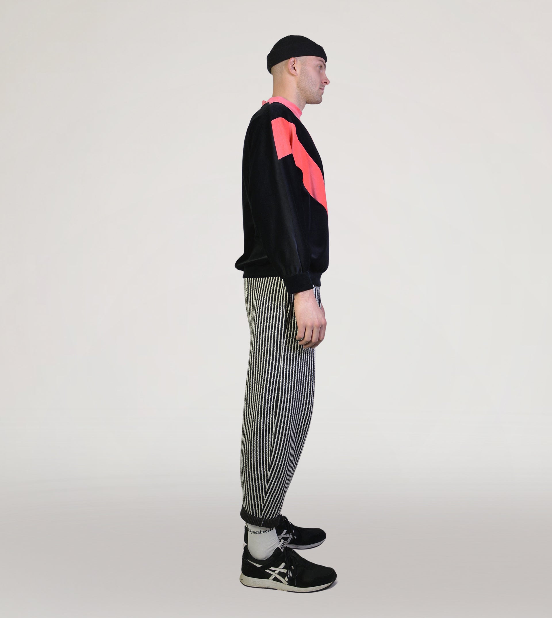 80s velour sweater - PICKNWEIGHT - VINTAGE KILO STORE