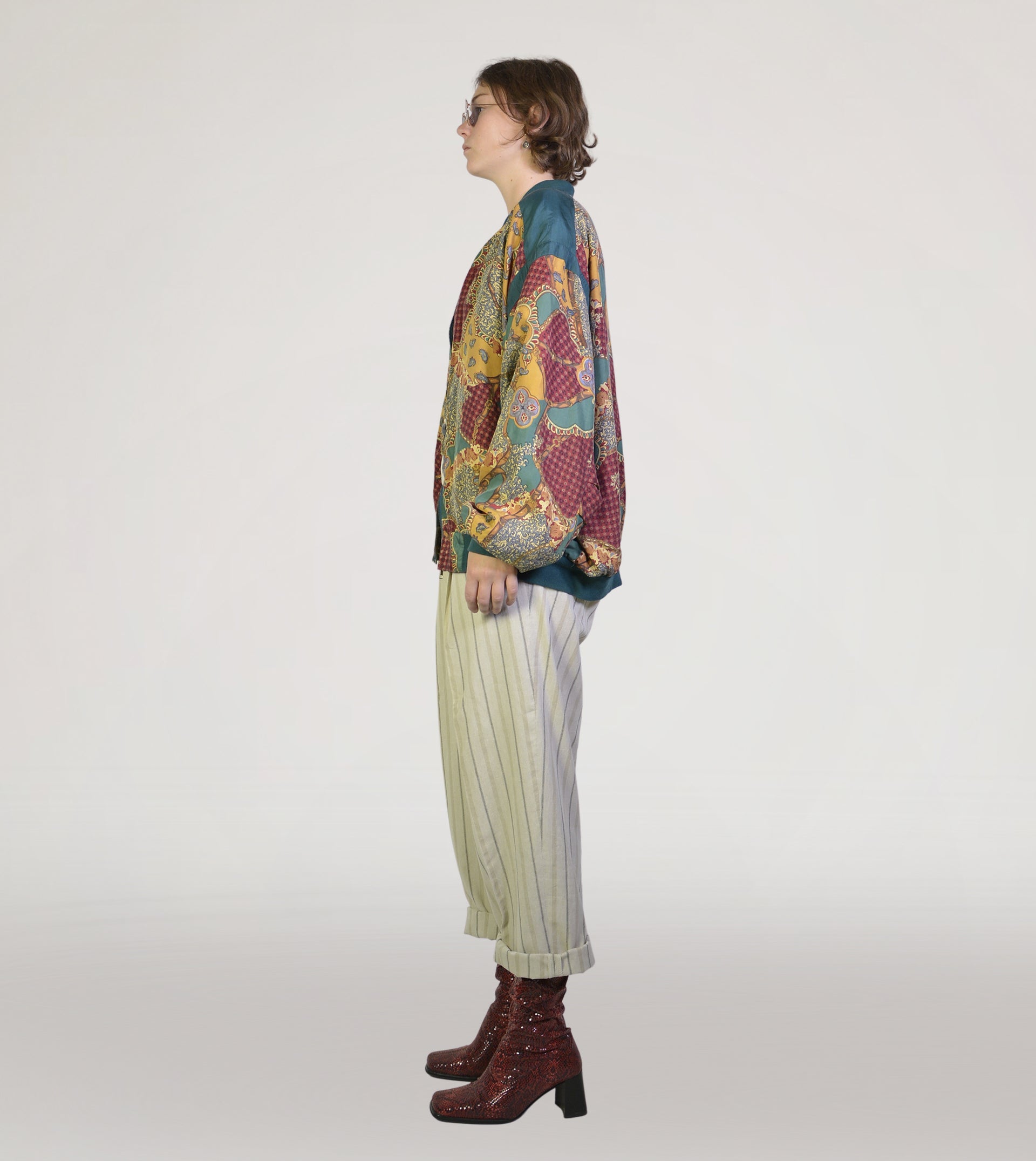 Baroque print jacket - PICKNWEIGHT - VINTAGE KILO STORE