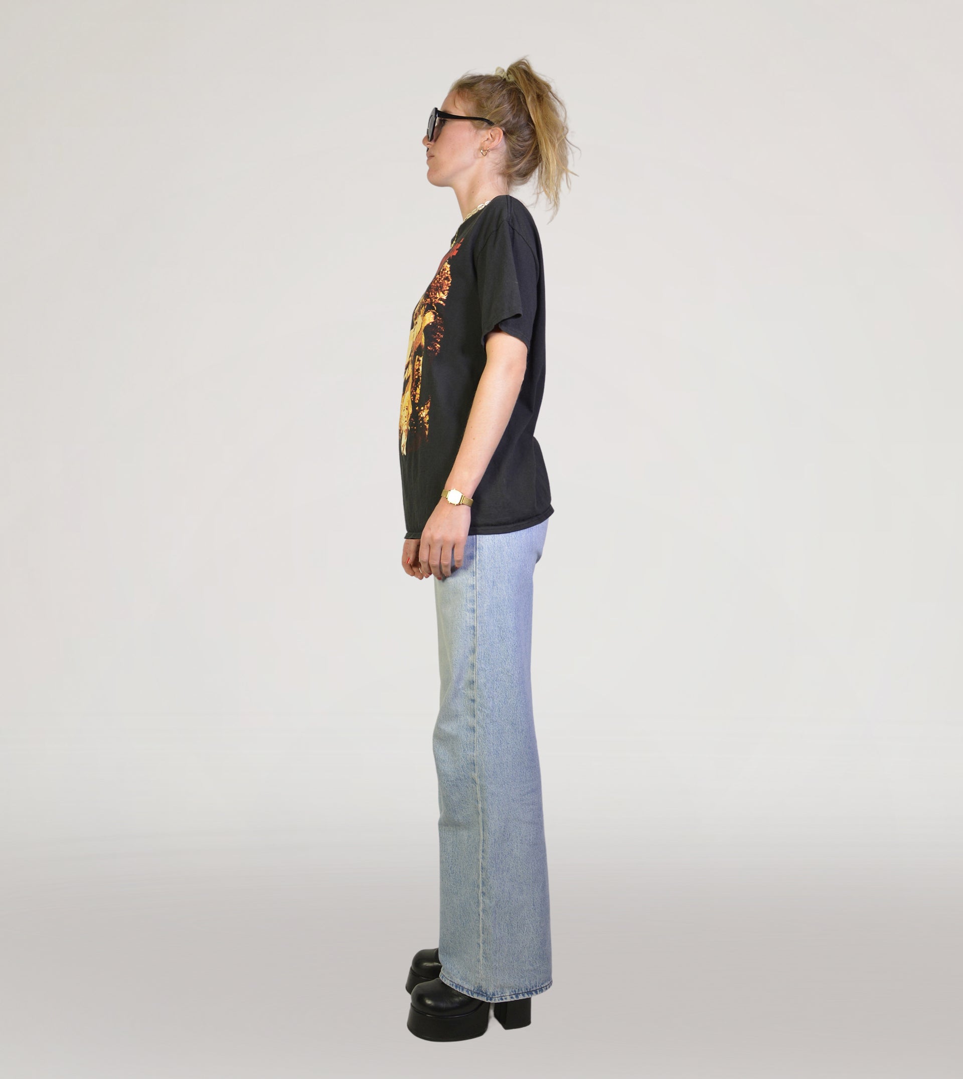 Horror printed tee - PICKNWEIGHT - VINTAGE KILO STORE