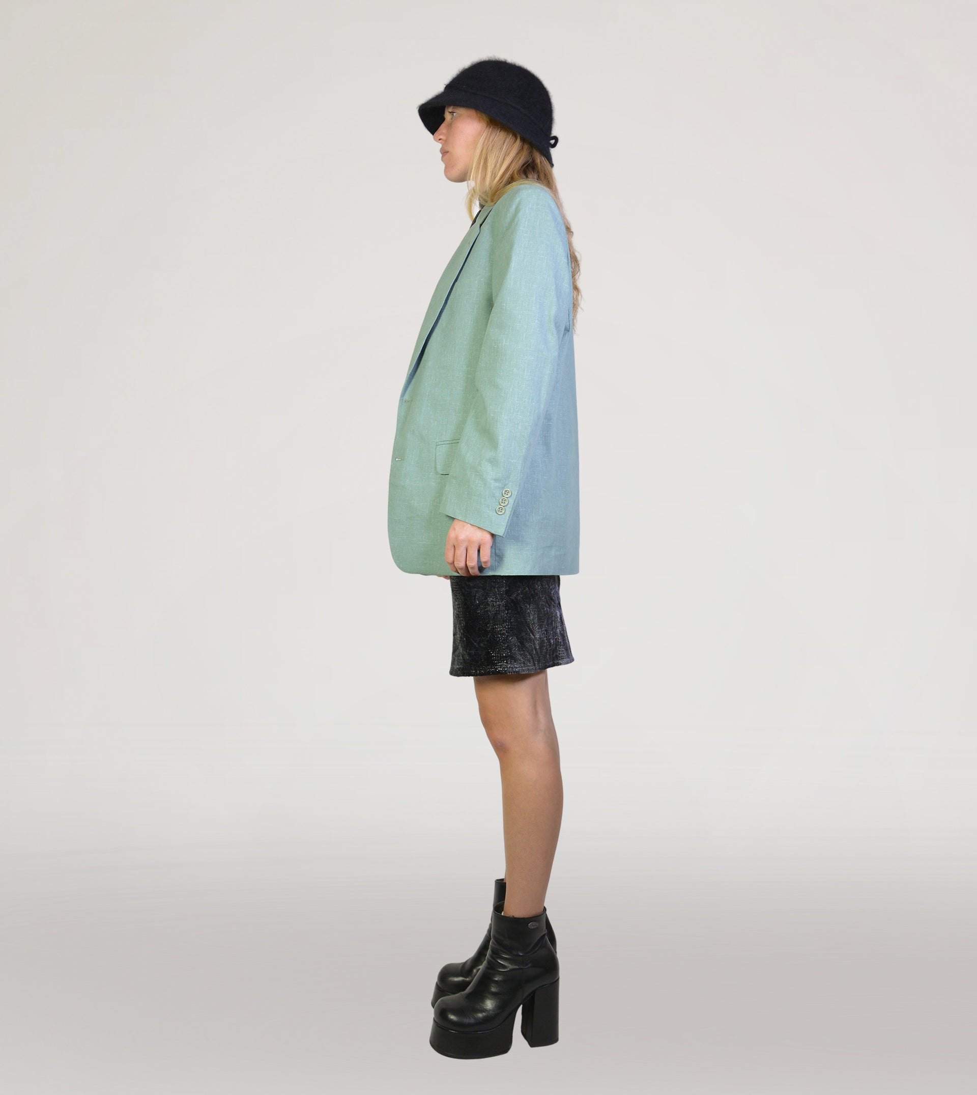Turqoise blazer - PICKNWEIGHT - VINTAGE KILO STORE
