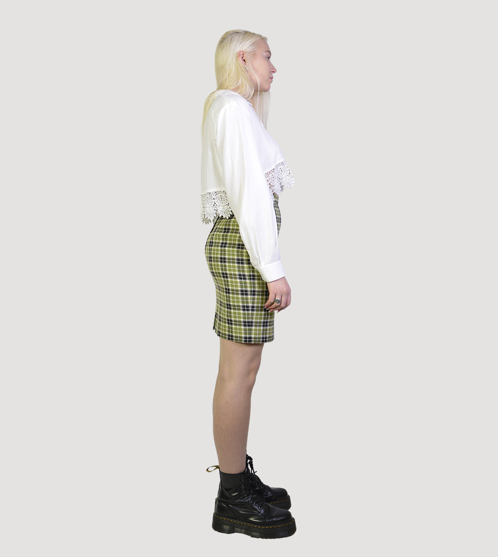 70s check skirt - PICKNWEIGHT - VINTAGE KILO STORE