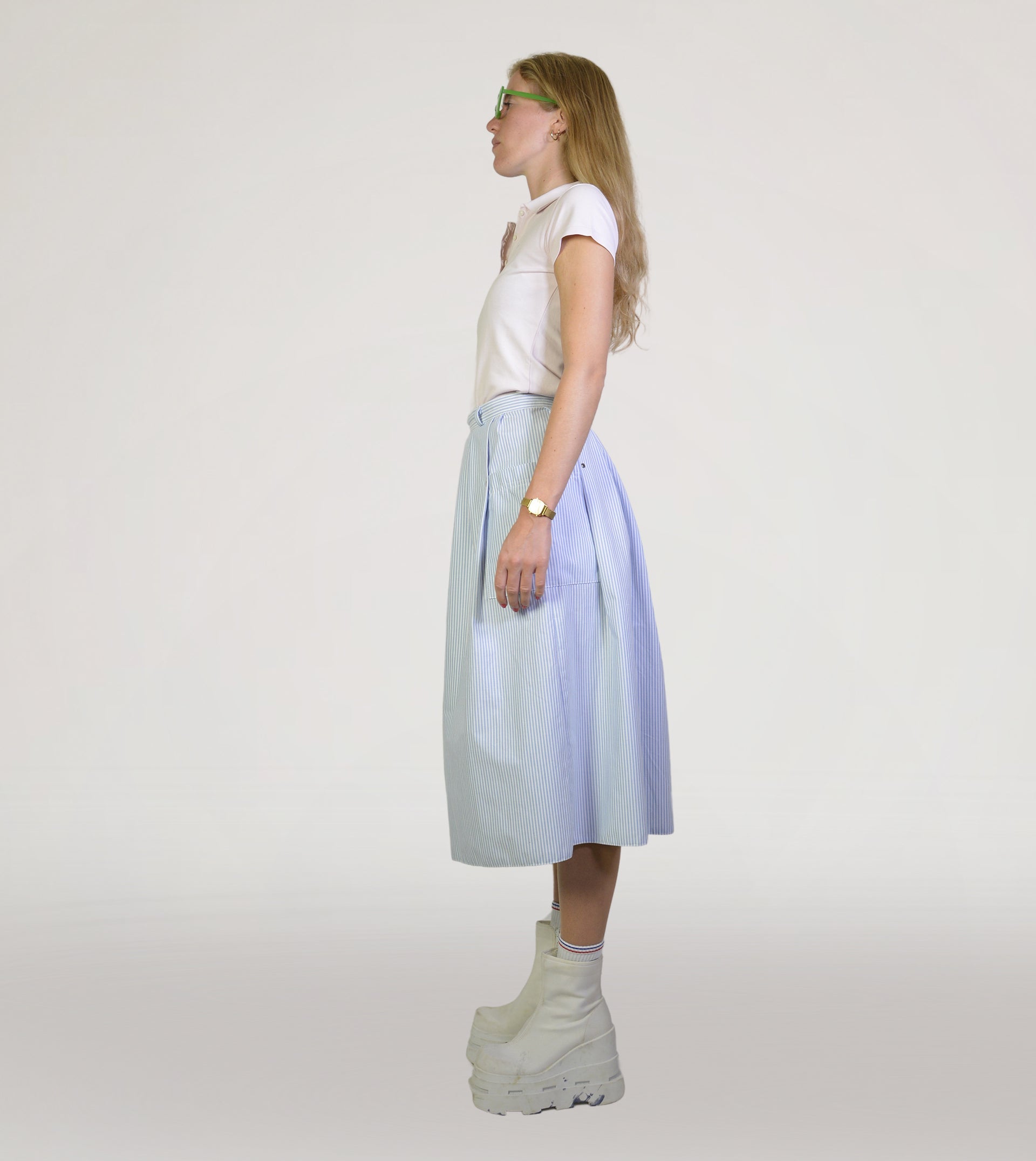 Striped skirt - PICKNWEIGHT - VINTAGE KILO STORE