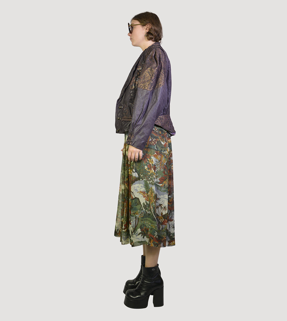 80s printed culotte - PICKNWEIGHT - VINTAGE KILO STORE