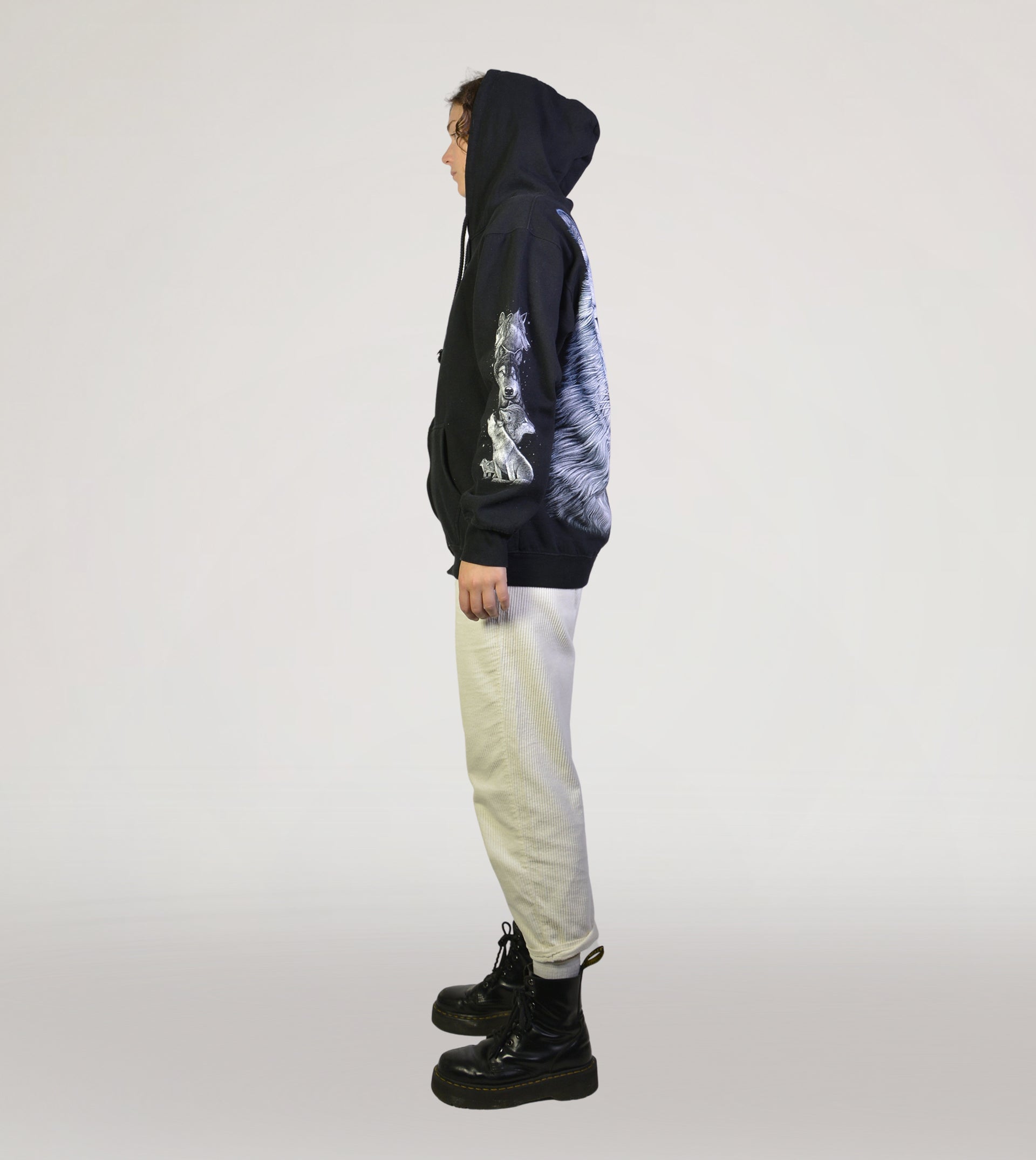 80s printed animal hoodie - PICKNWEIGHT - VINTAGE KILO STORE