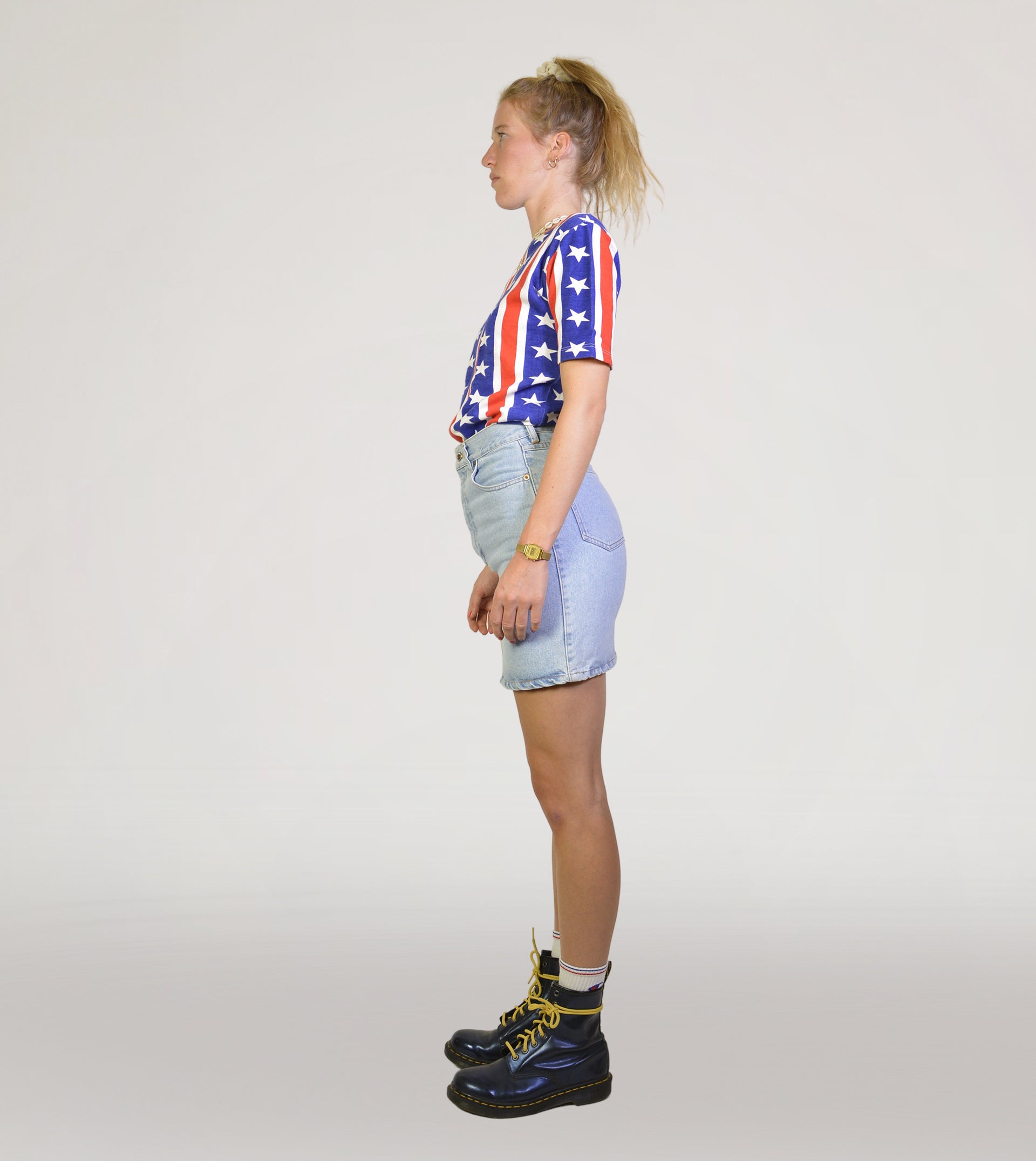 US print tee - PICKNWEIGHT - VINTAGE KILO STORE