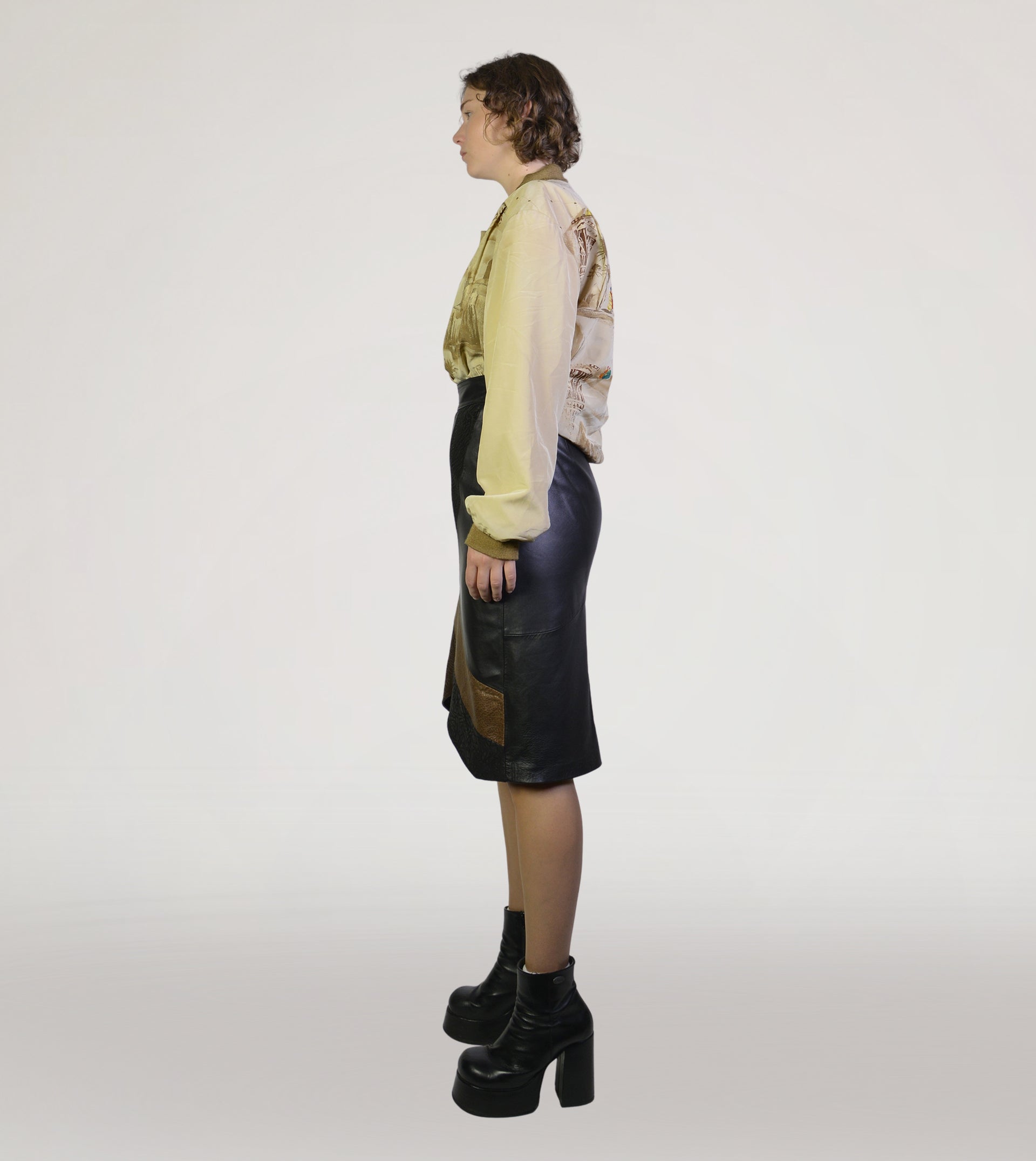 Leather skirt - PICKNWEIGHT - VINTAGE KILO STORE