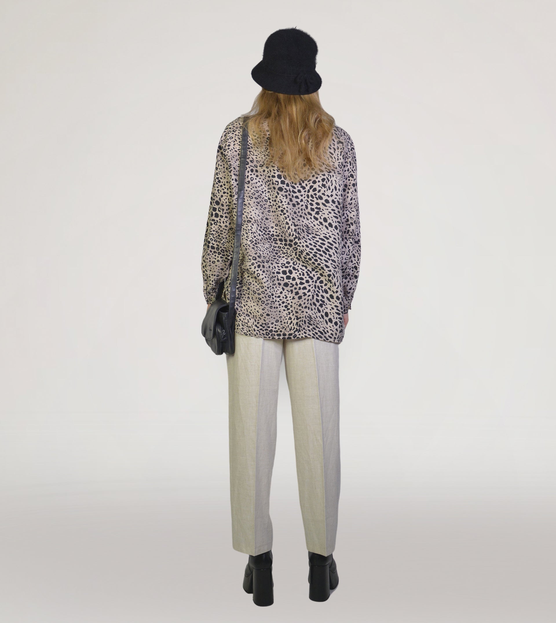 Silk animal print blouse - PICKNWEIGHT - VINTAGE KILO STORE