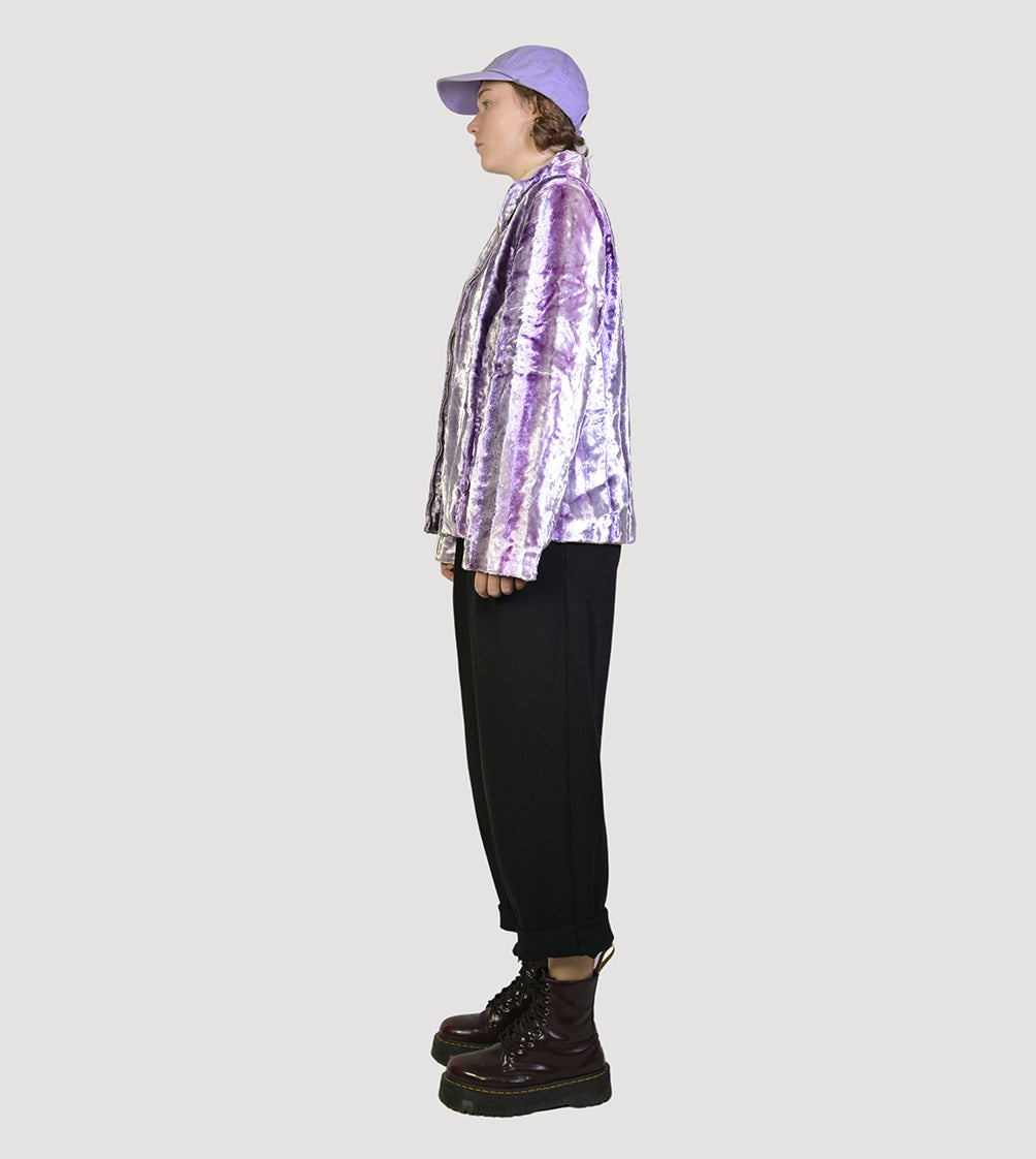 80s velour jacket - PICKNWEIGHT - VINTAGE KILO STORE
