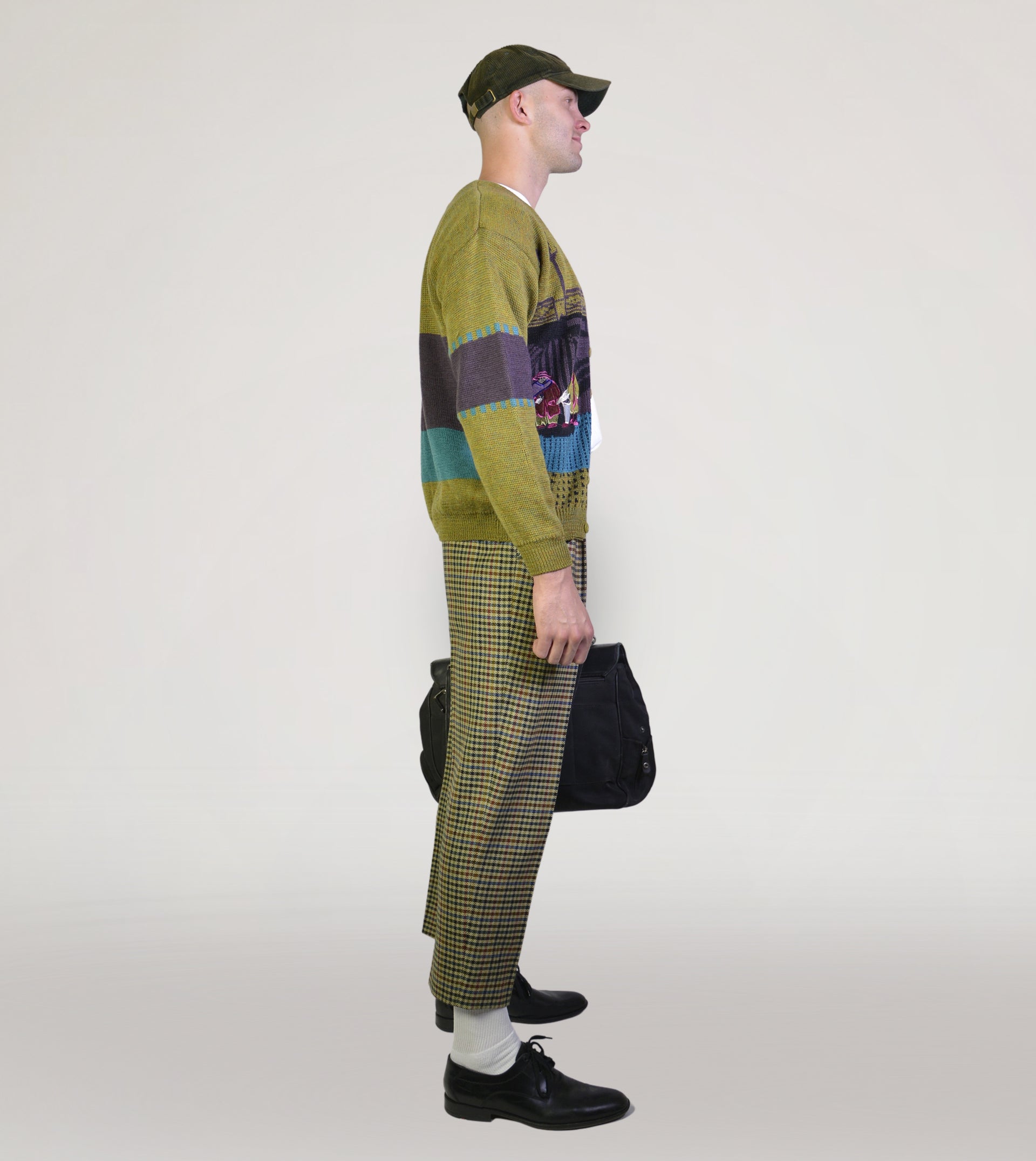 80s printed cardigan - PICKNWEIGHT - VINTAGE KILO STORE