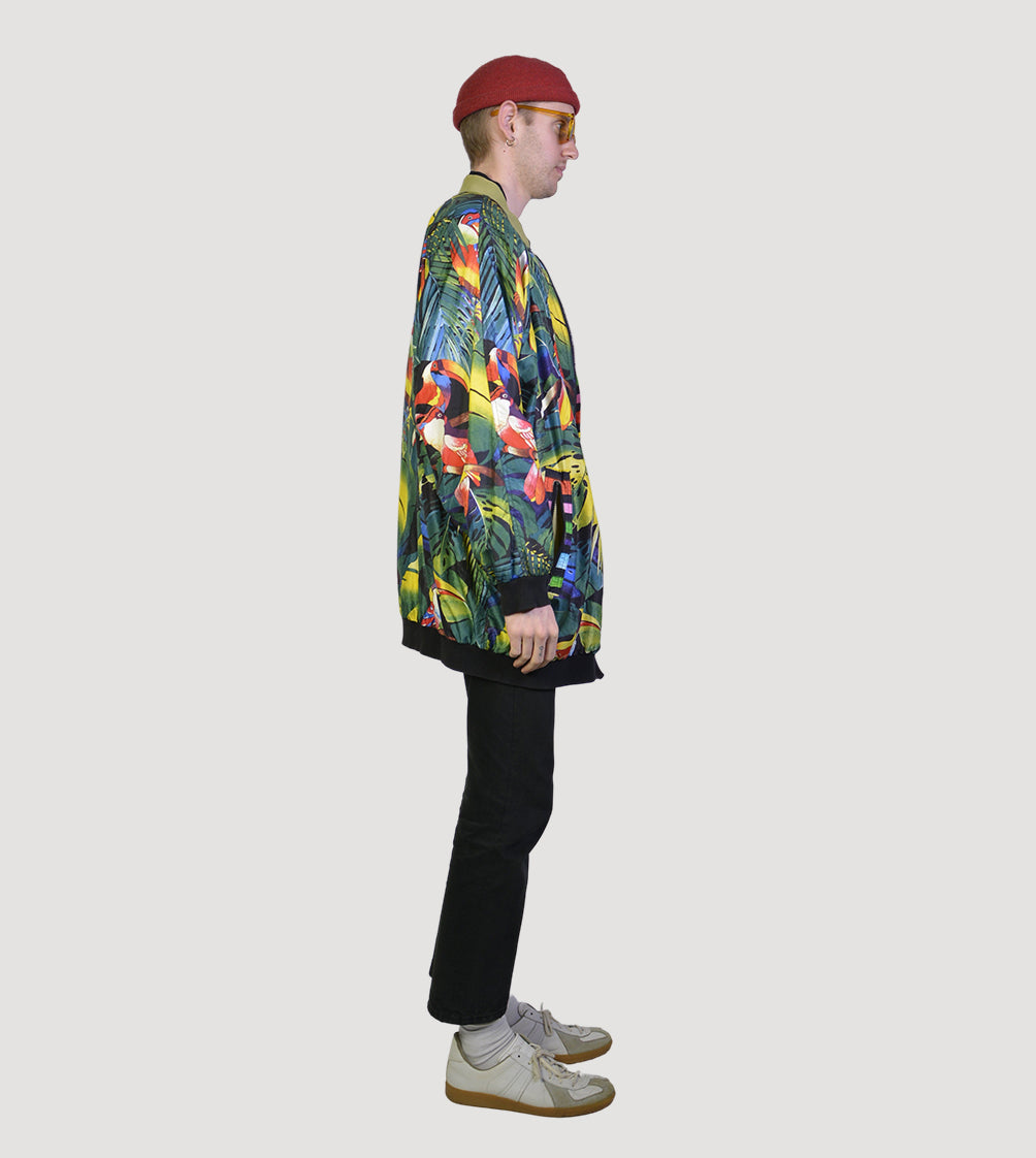 80s printed jungle jacket - PICKNWEIGHT - VINTAGE KILO STORE
