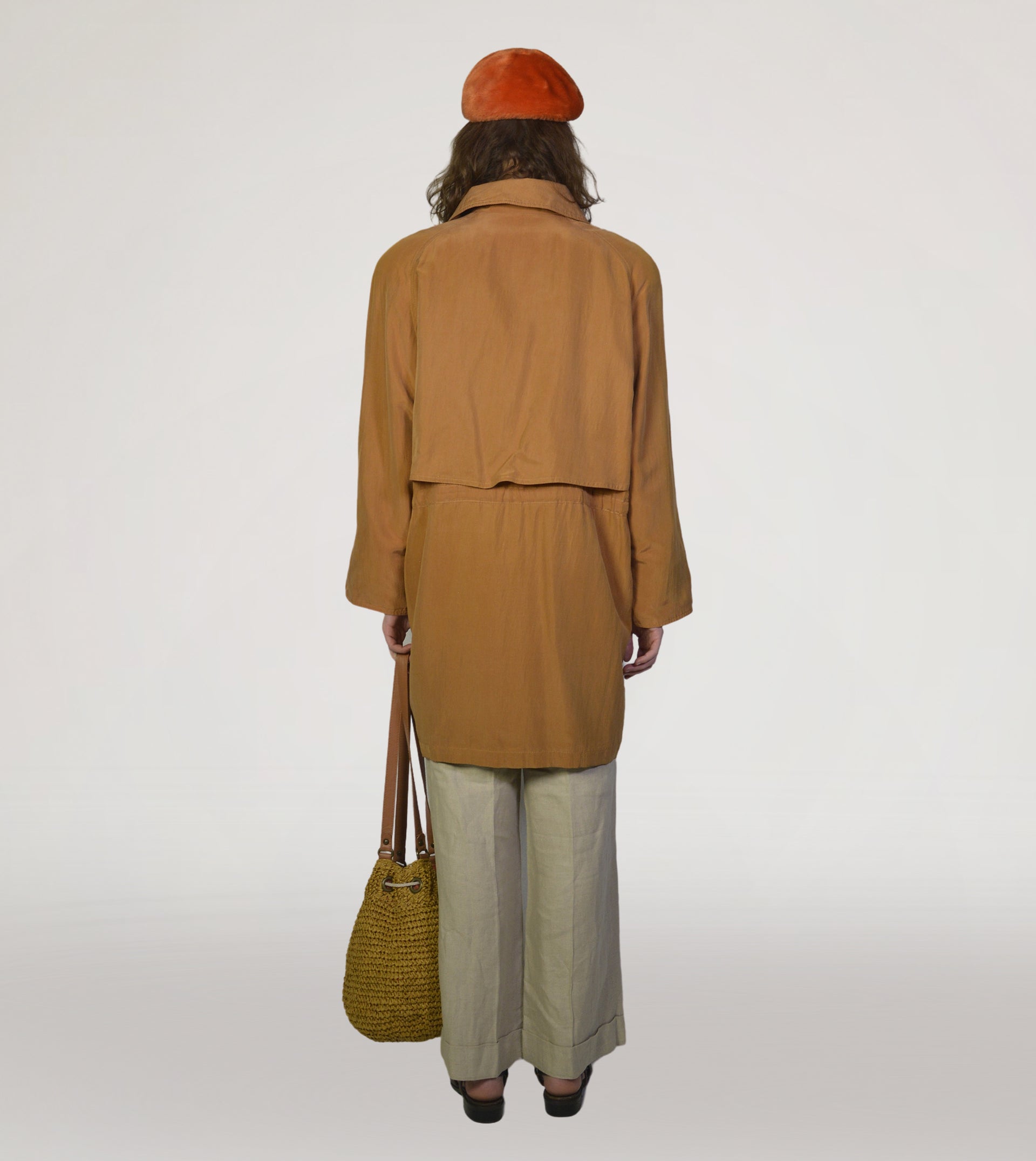90s silk coat - PICKNWEIGHT - VINTAGE KILO STORE