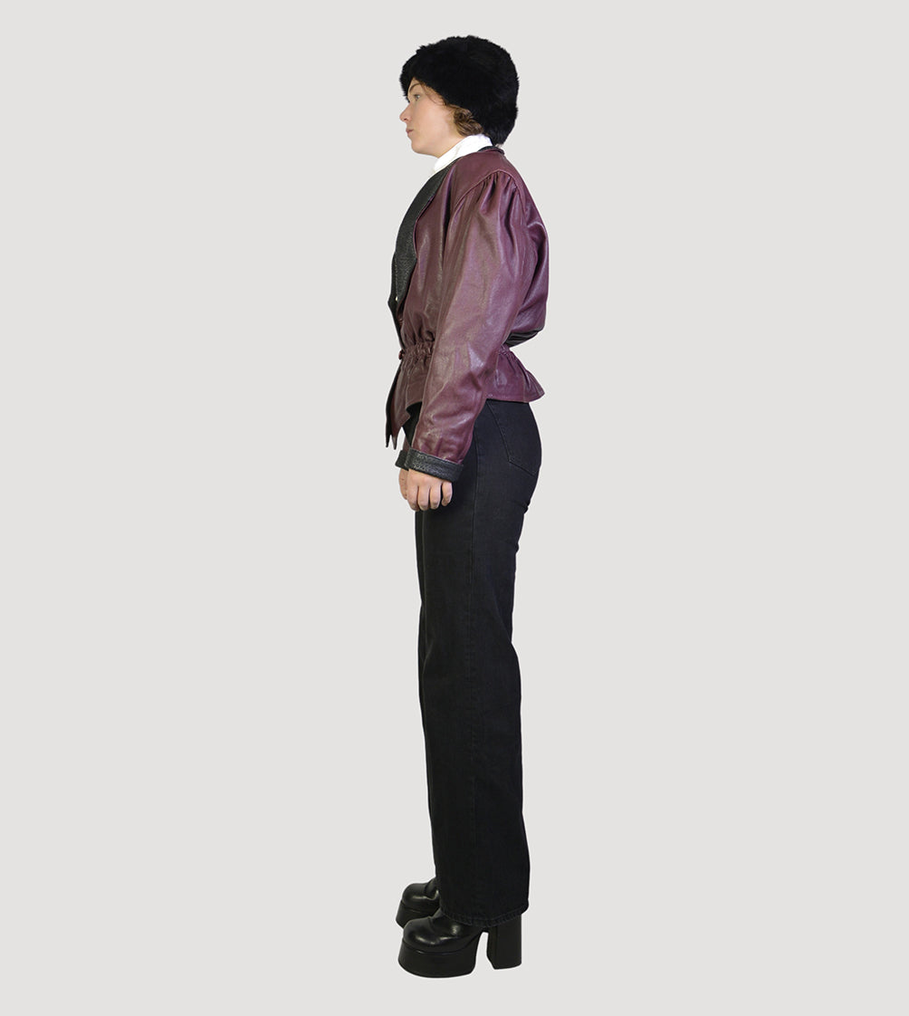 80s leatherjacket - PICKNWEIGHT - VINTAGE KILO STORE