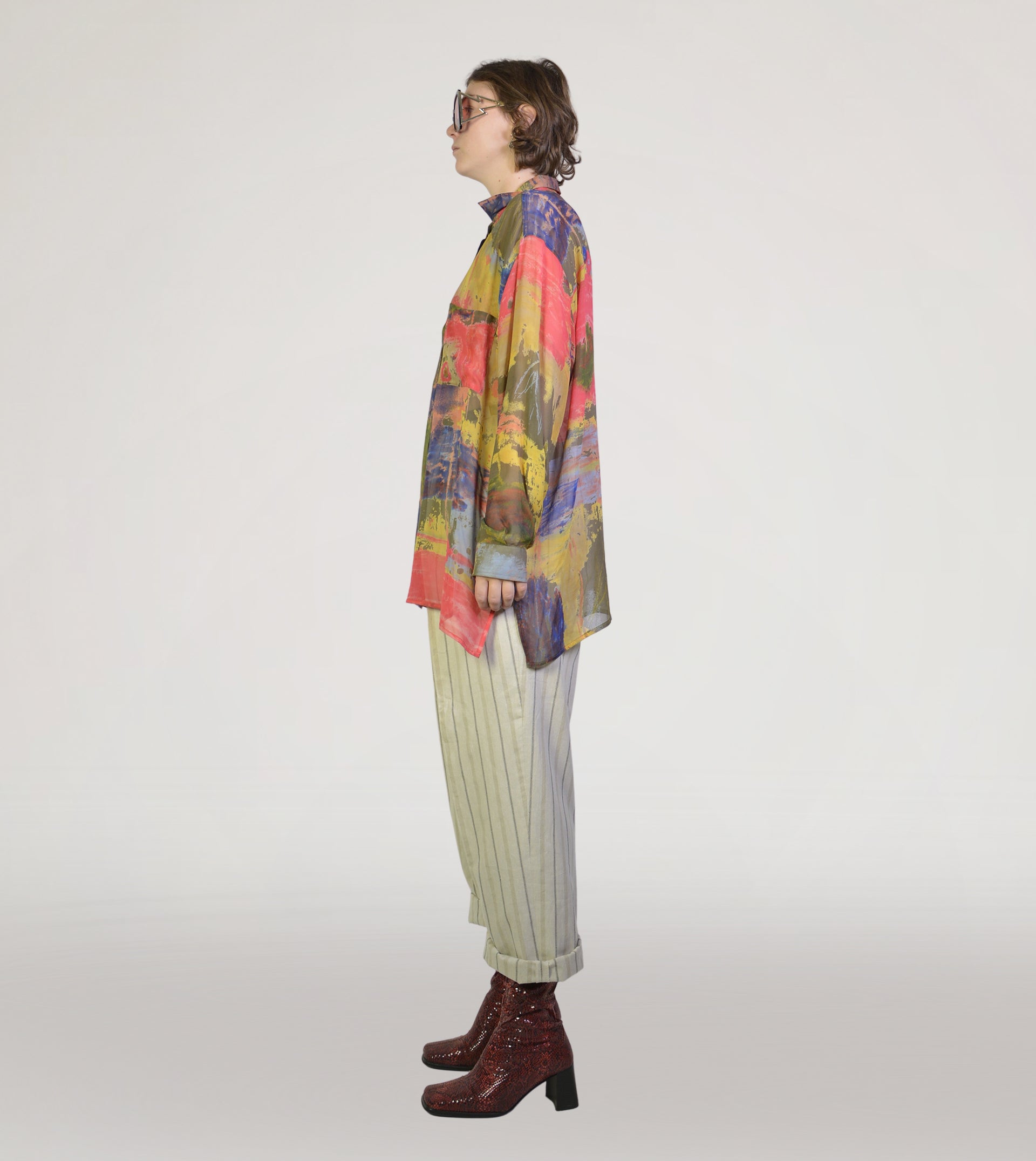 80s silk blouse - PICKNWEIGHT - VINTAGE KILO STORE