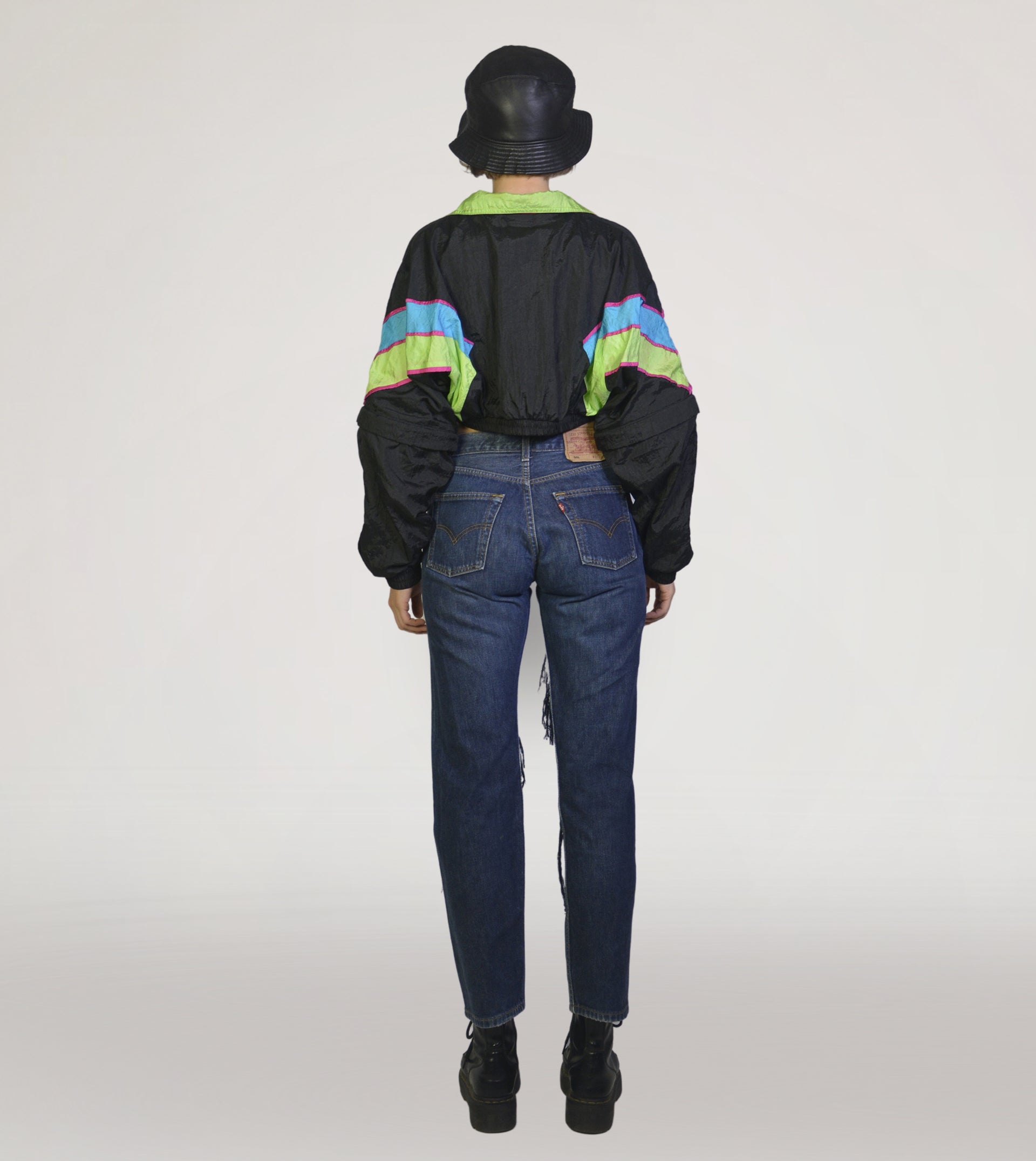 PNW (RE)COLLECTION Crop zip track top - PICKNWEIGHT - VINTAGE KILO STORE