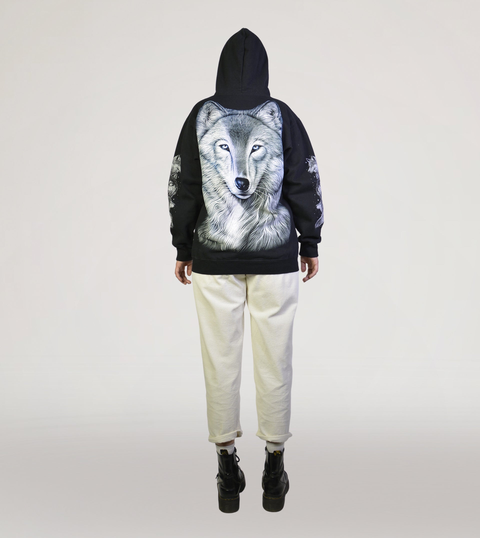 80s printed animal hoodie - PICKNWEIGHT - VINTAGE KILO STORE