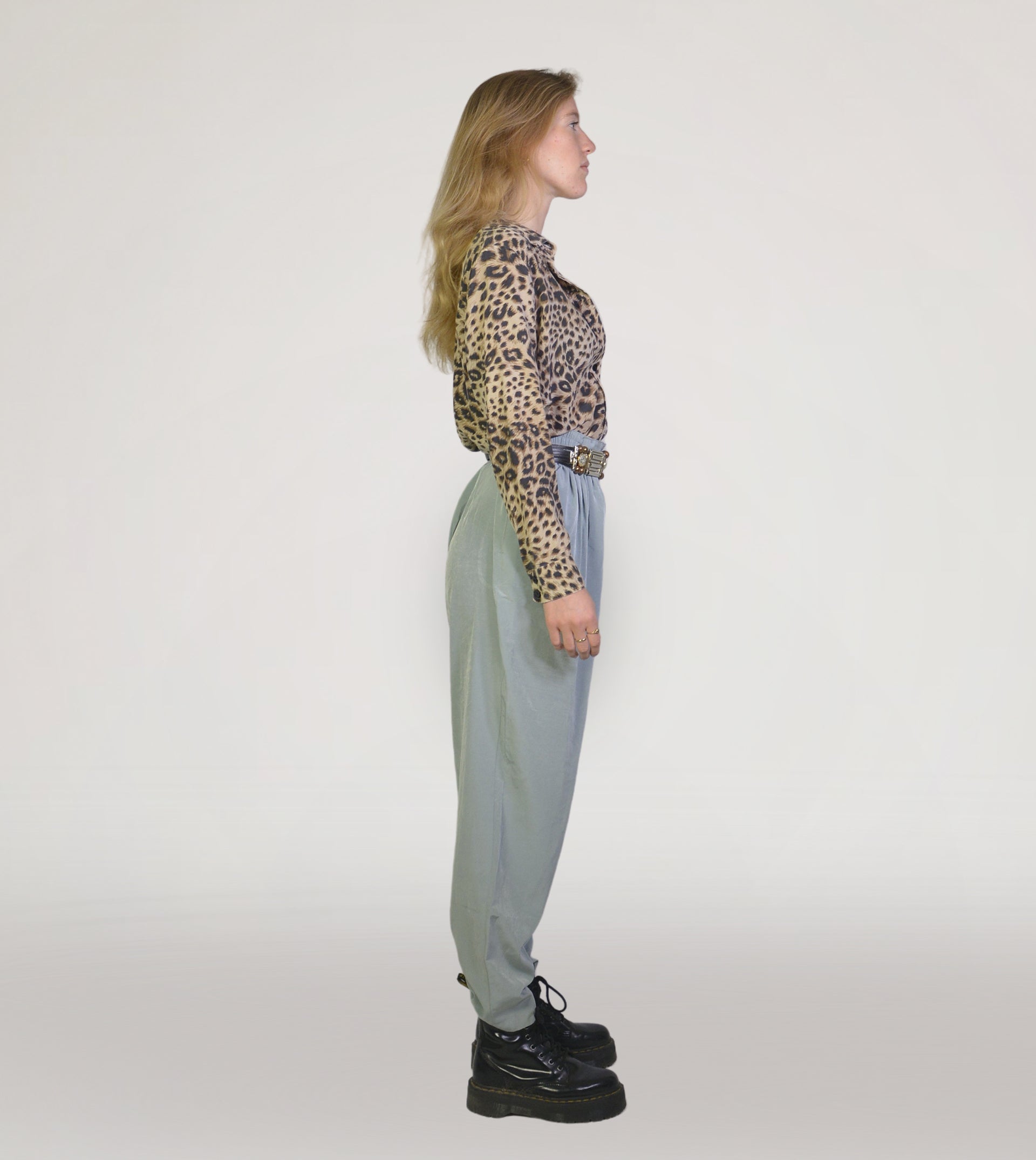 Leopard silk blouse - PICKNWEIGHT - VINTAGE KILO STORE