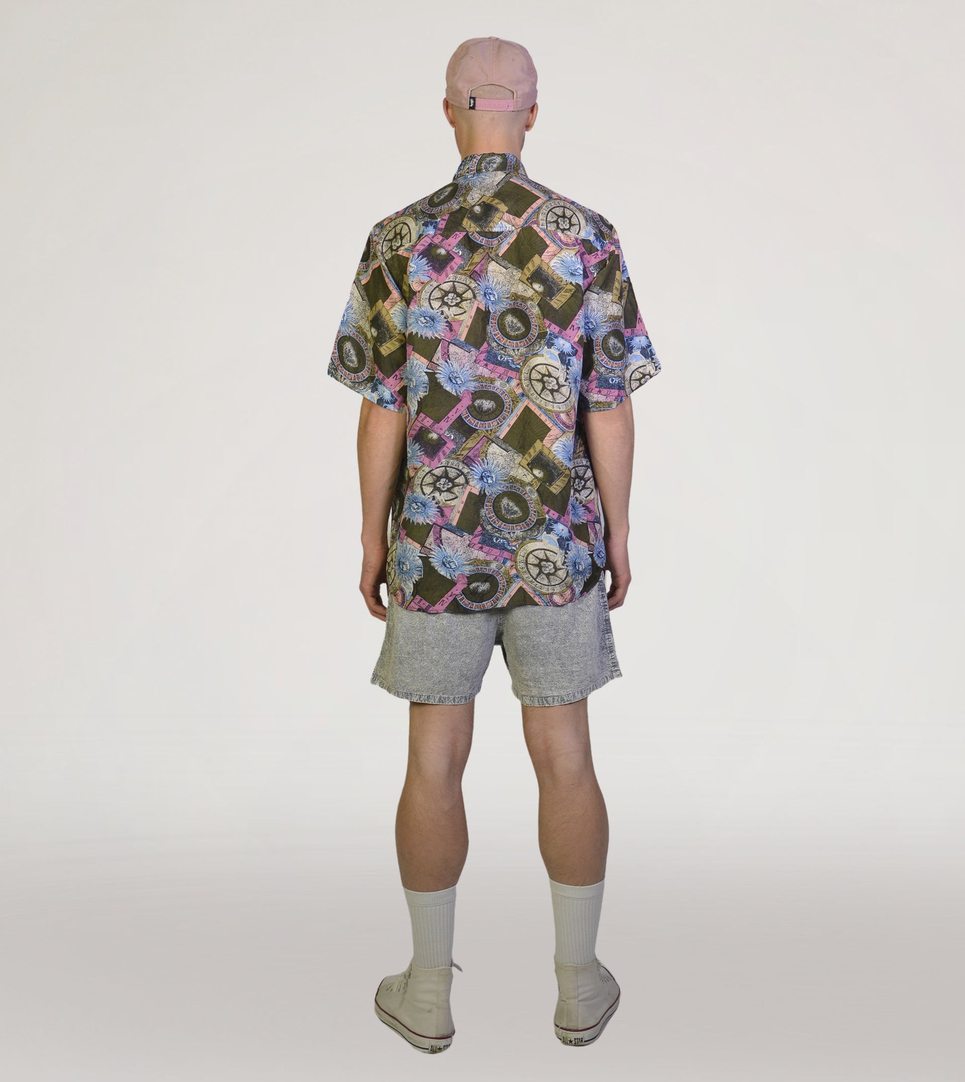 80s printed silk shirt - PICKNWEIGHT - VINTAGE KILO STORE