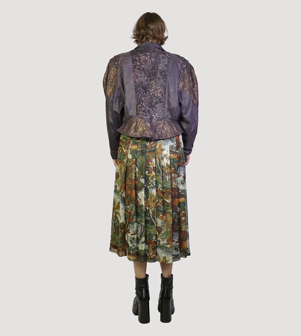 80s printed culotte - PICKNWEIGHT - VINTAGE KILO STORE