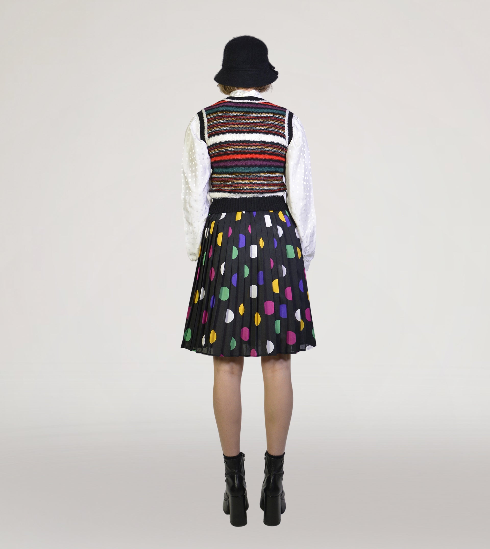 Dotted skirt - PICKNWEIGHT - VINTAGE KILO STORE