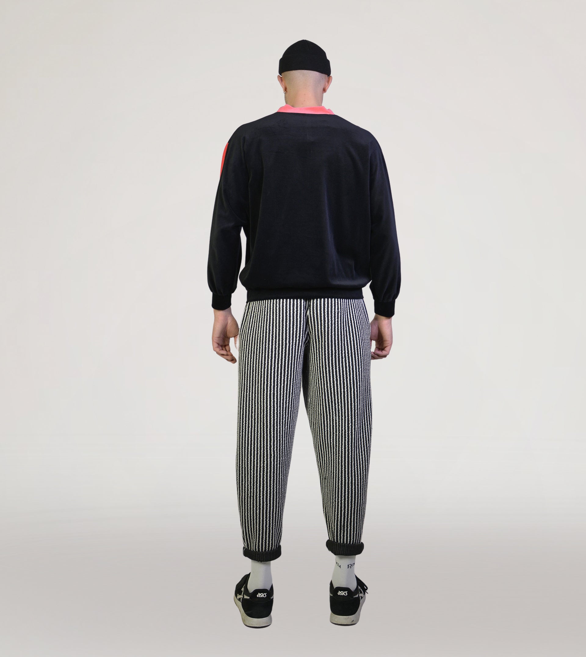 80s velour sweater - PICKNWEIGHT - VINTAGE KILO STORE
