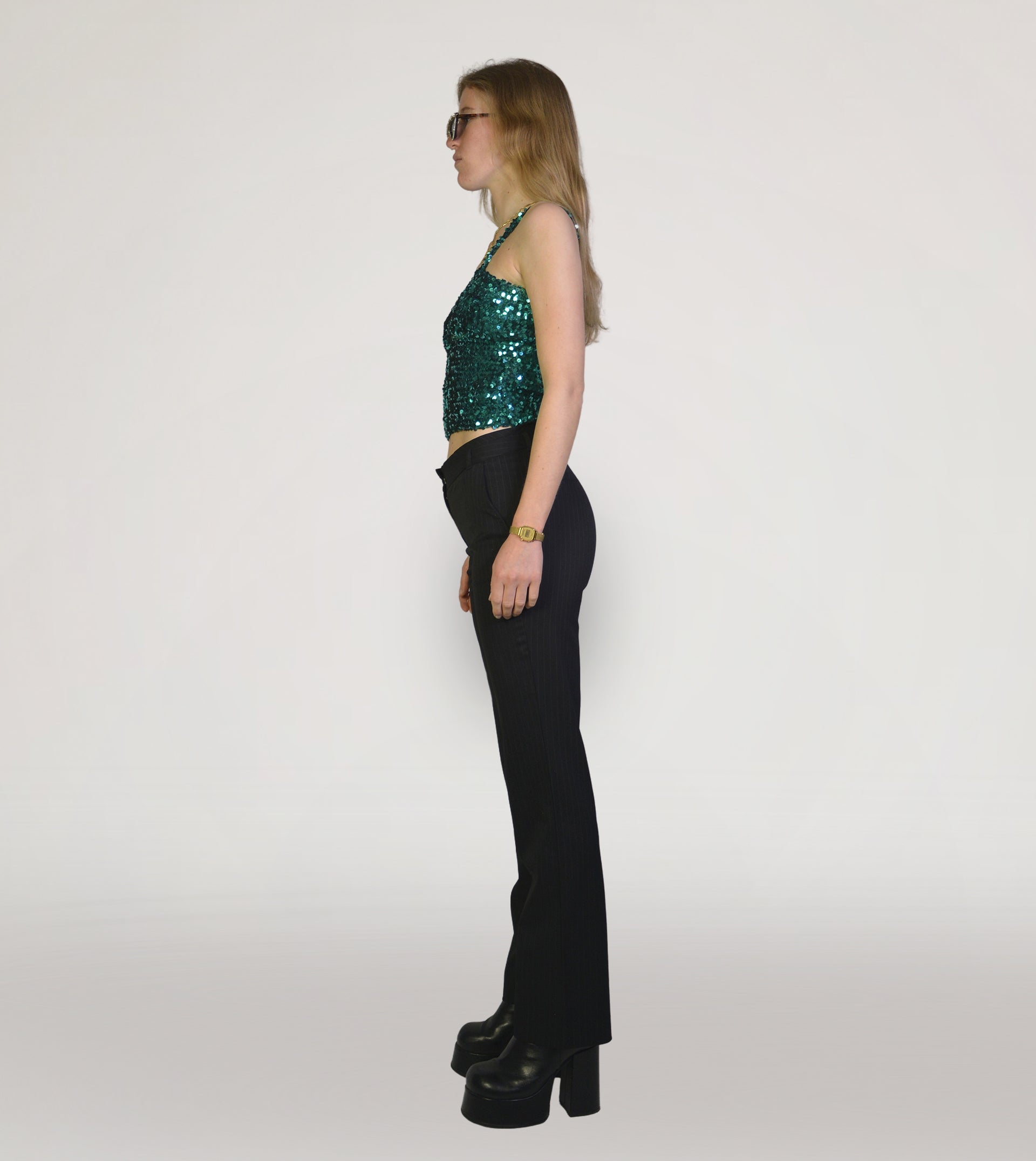 80s lurex top - PICKNWEIGHT - VINTAGE KILO STORE