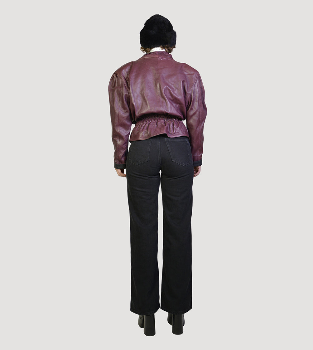 80s leatherjacket - PICKNWEIGHT - VINTAGE KILO STORE