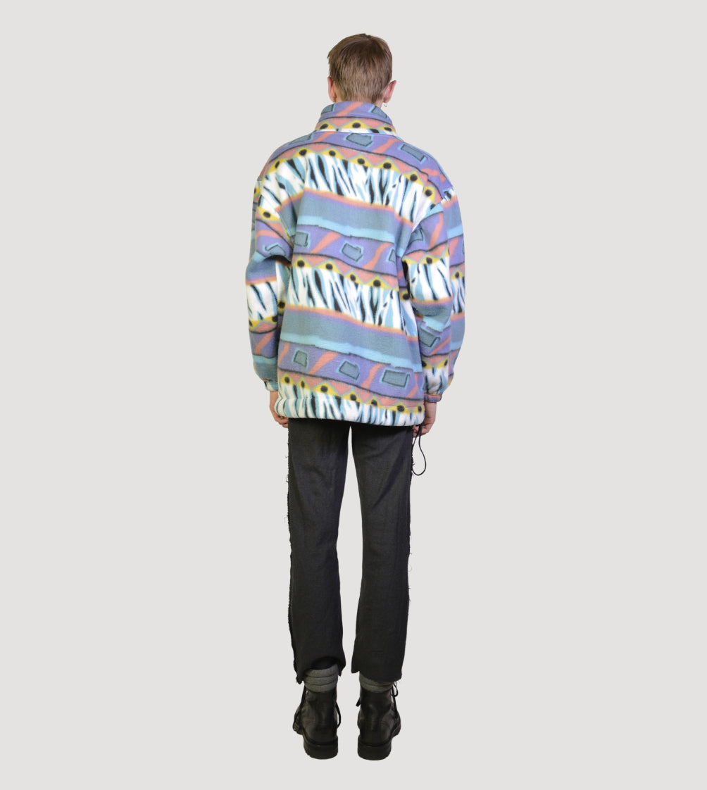 80s fleece sweater - PICKNWEIGHT - VINTAGE KILO STORE