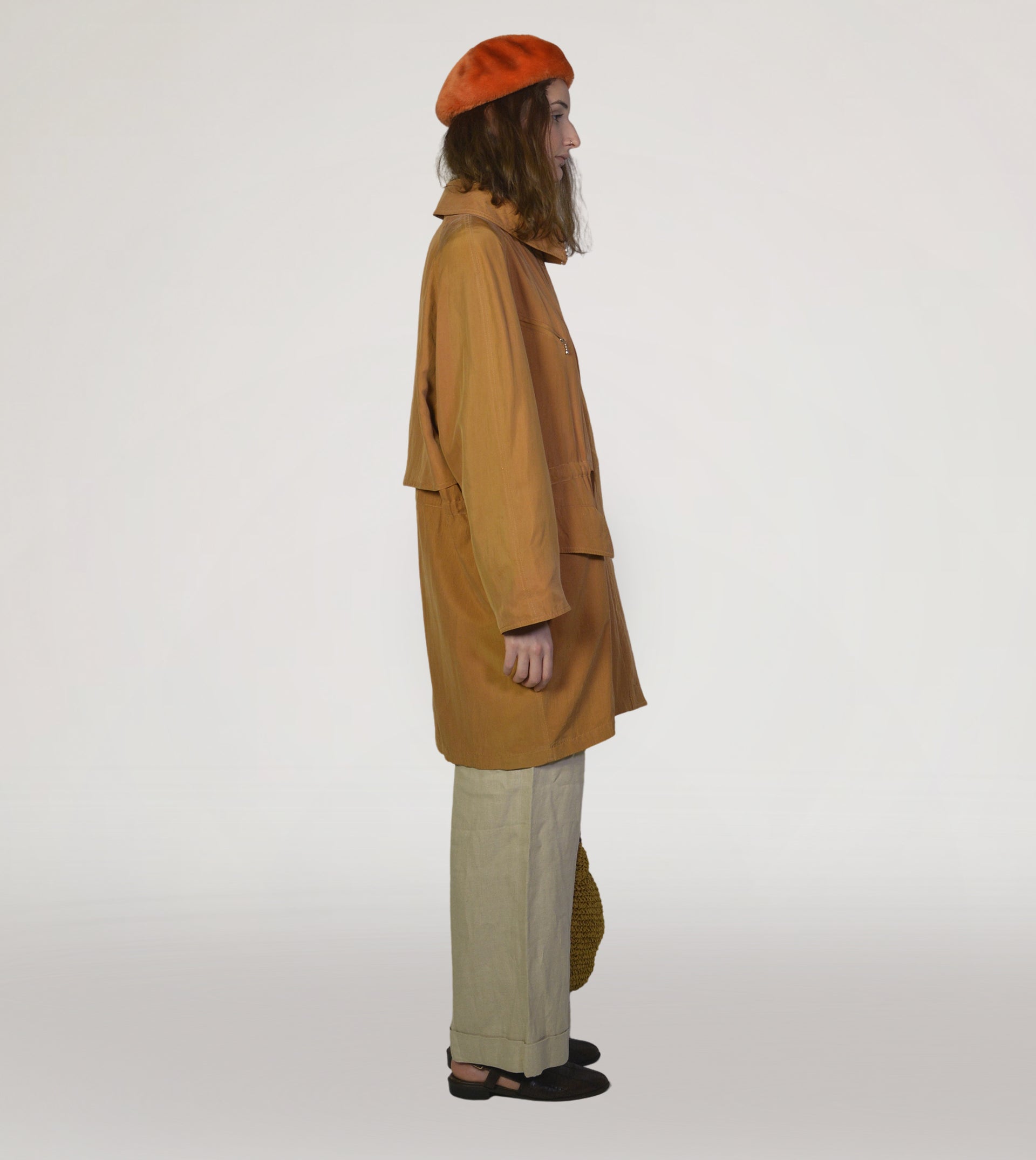 90s silk coat - PICKNWEIGHT - VINTAGE KILO STORE