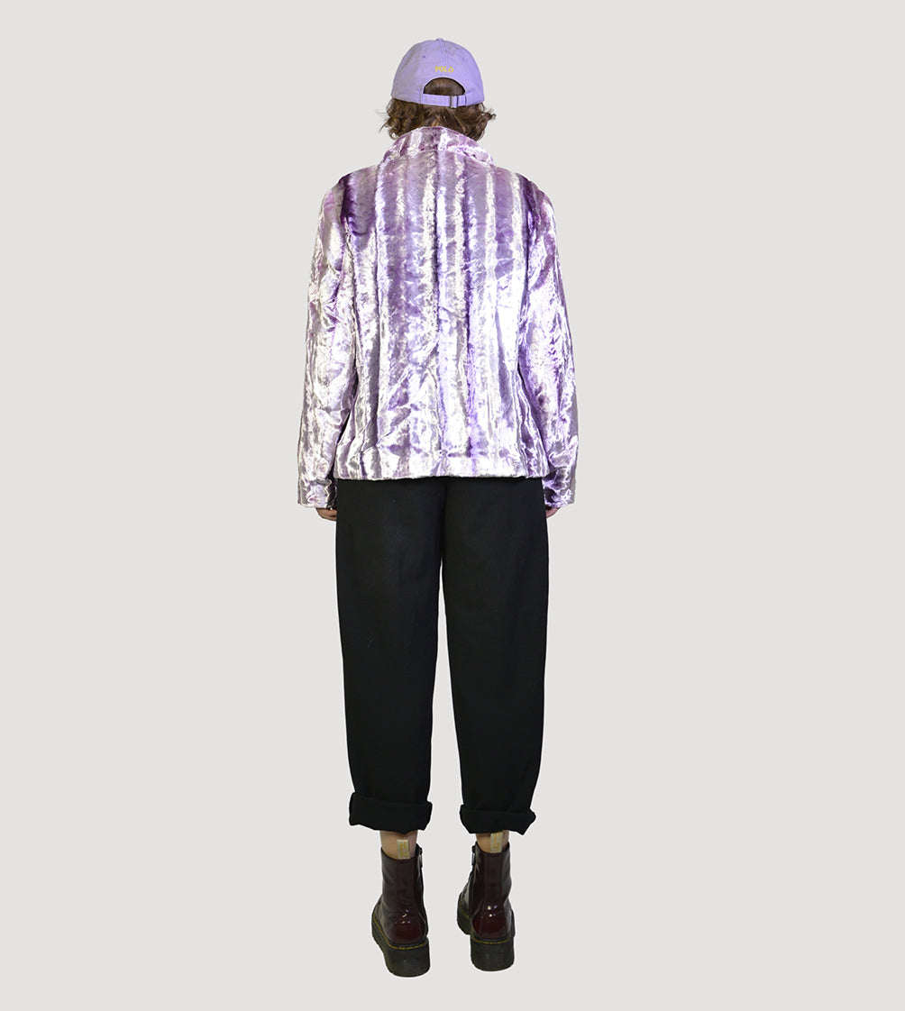 80s velour jacket - PICKNWEIGHT - VINTAGE KILO STORE