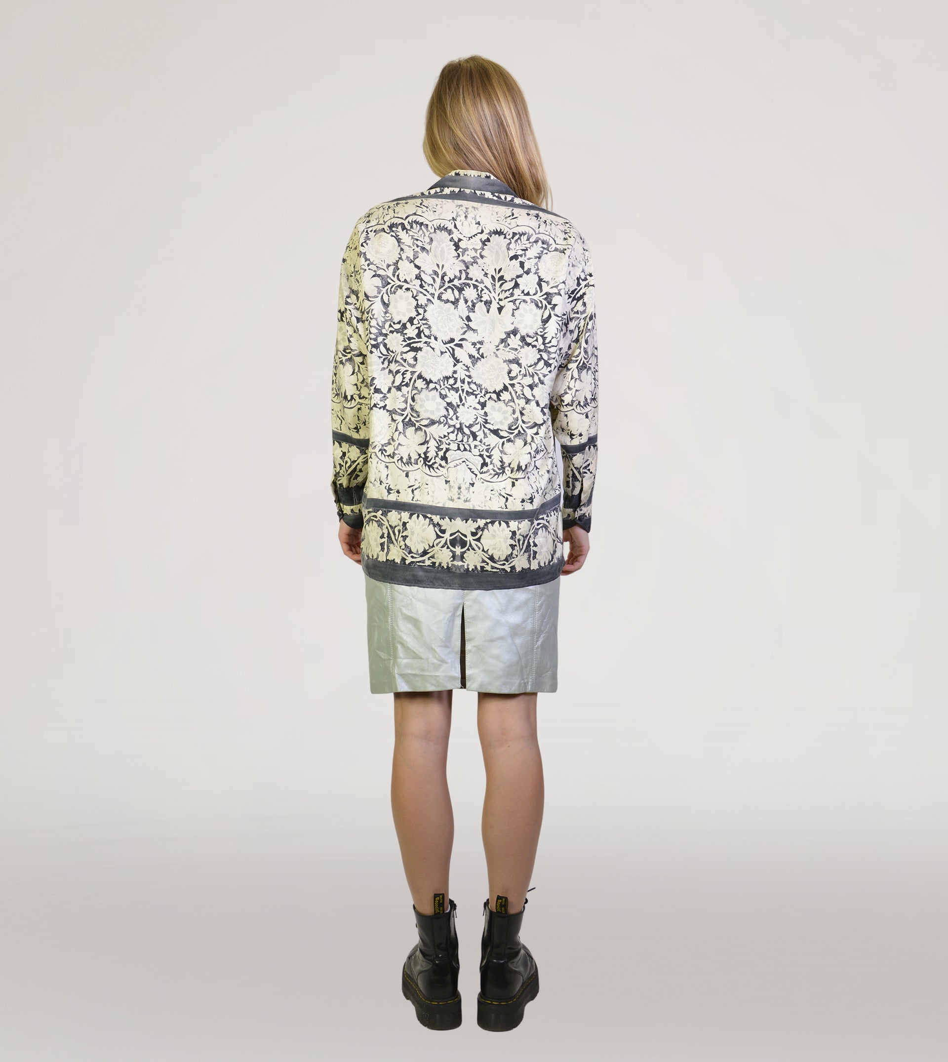 Baroque silk blouse - PICKNWEIGHT - VINTAGE KILO STORE